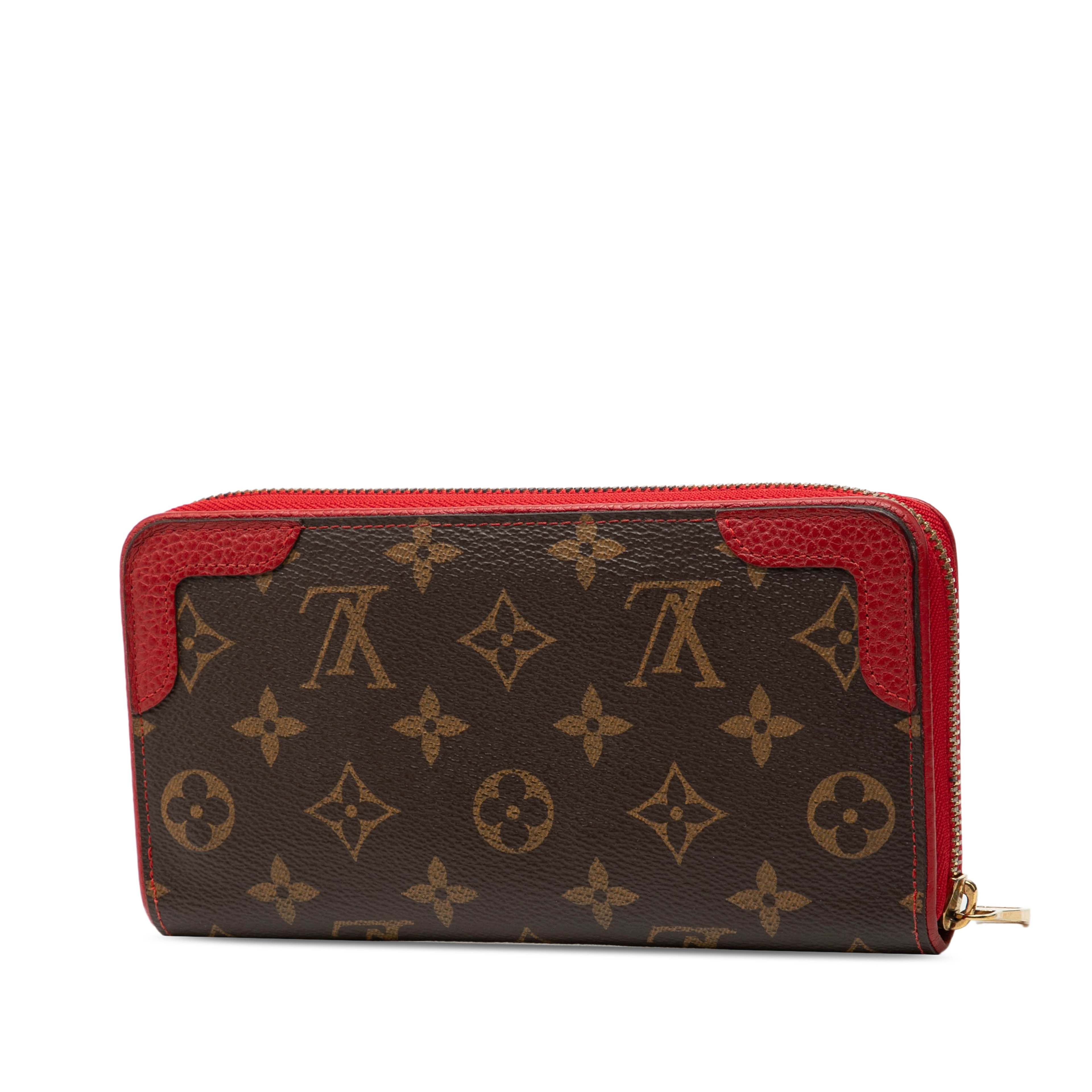 Louis Vuitton Monogram Retiro Zippy Wallet, från Luxclusif, i färgen brown. Klicka för att öppna bilden i stort format
