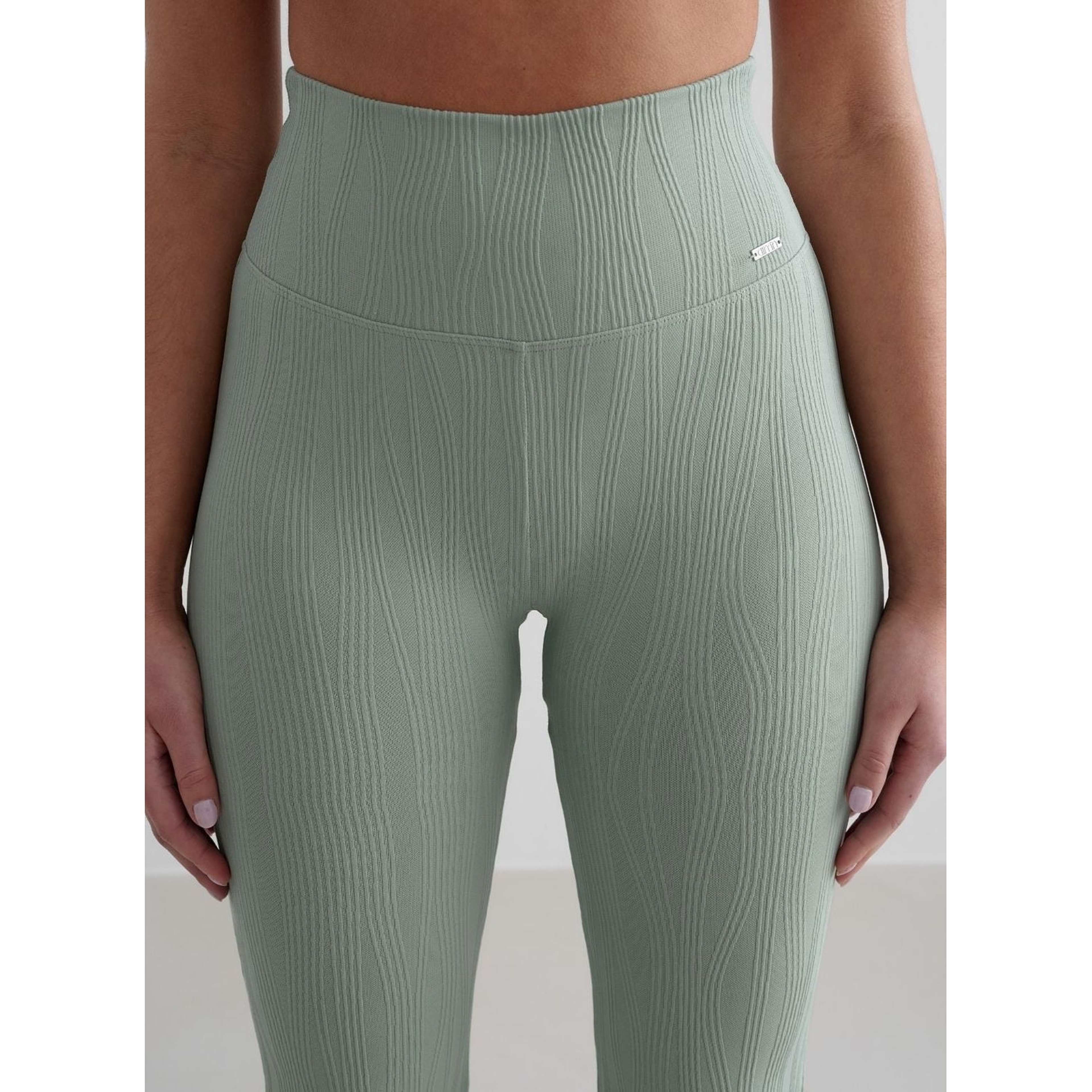 Aqua Tulip Flare Tights