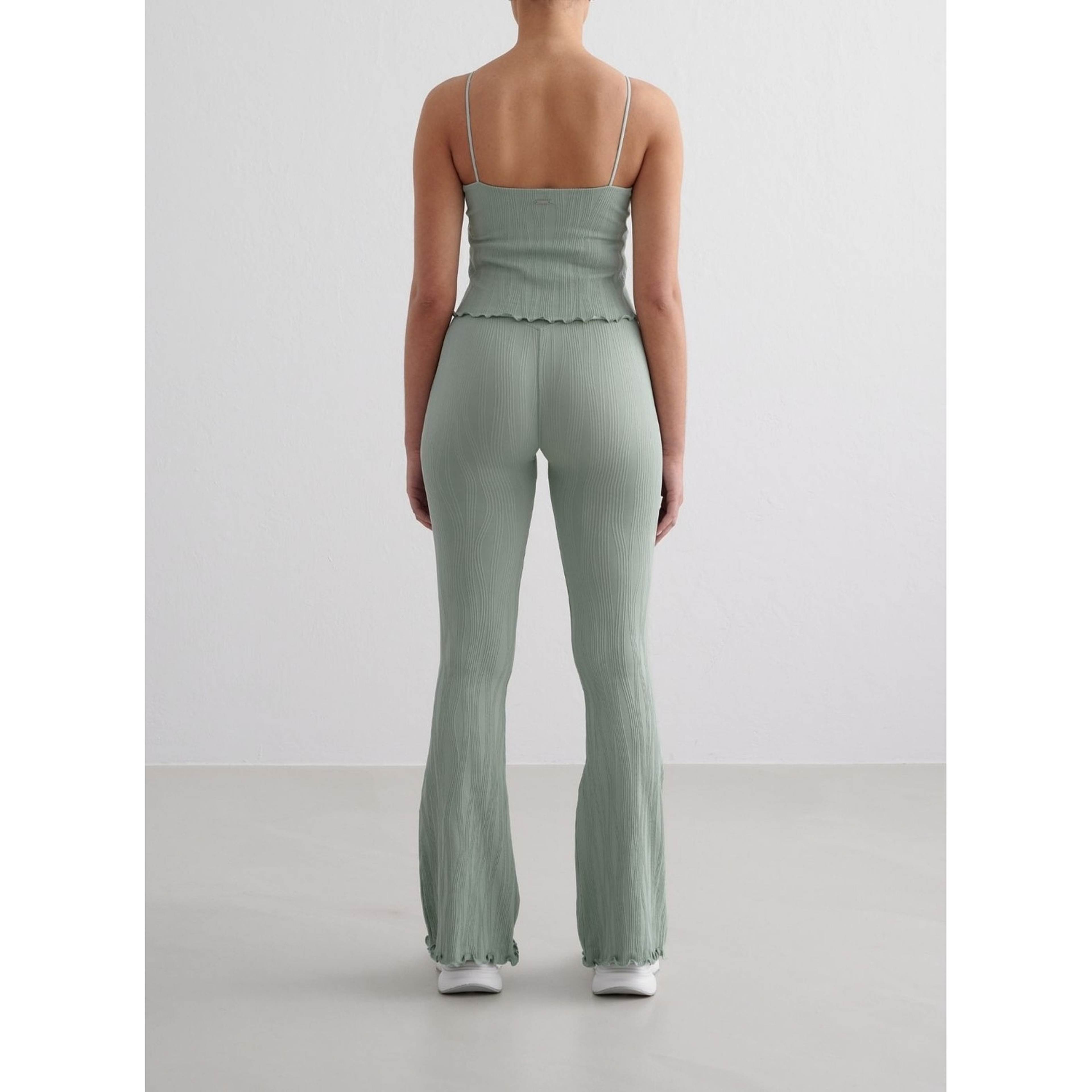 Aqua Tulip Flare Tights