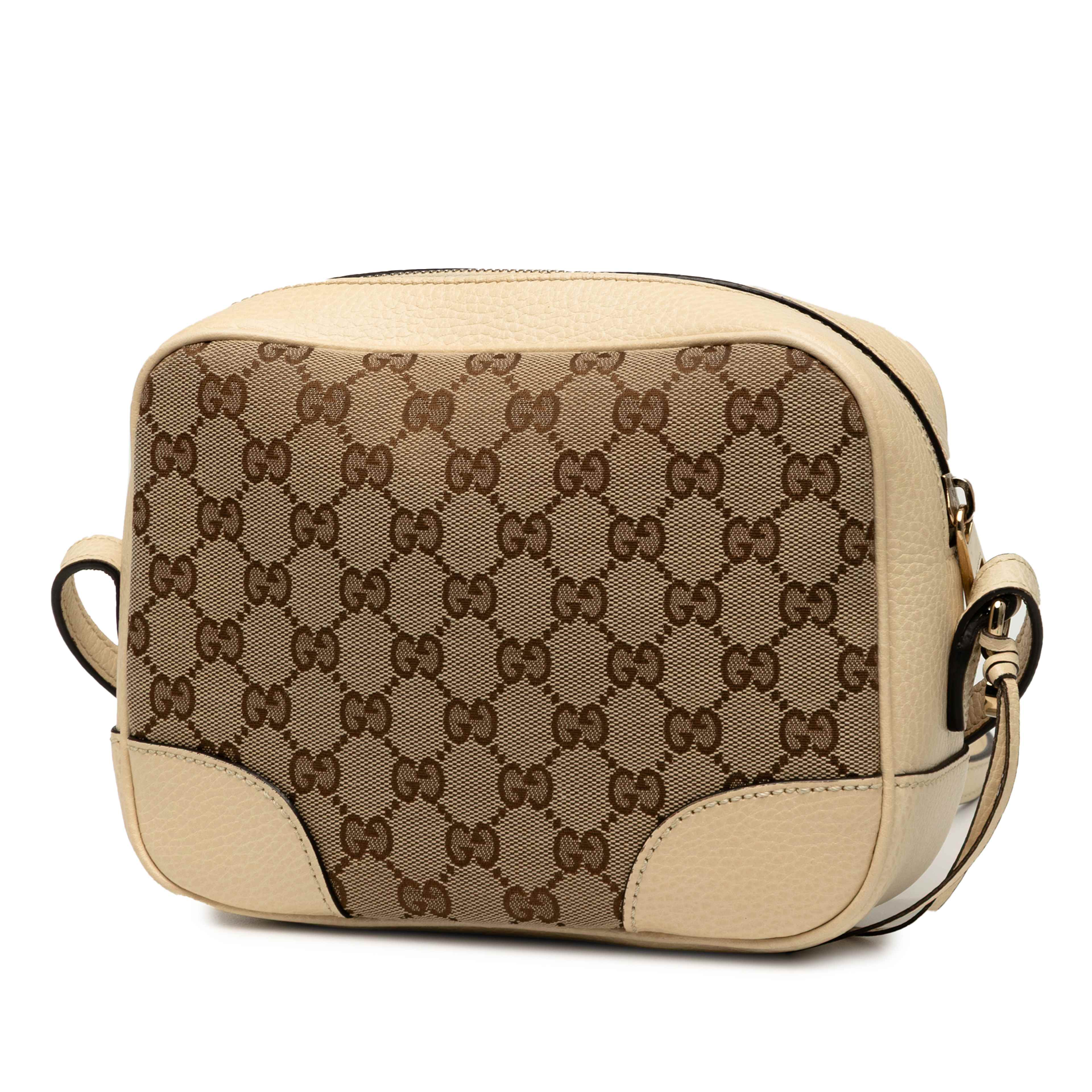 Gucci Gg Canvas Bree Crossbody, från Luxclusif, i färgen beige. Klicka för att öppna bilden i stort format