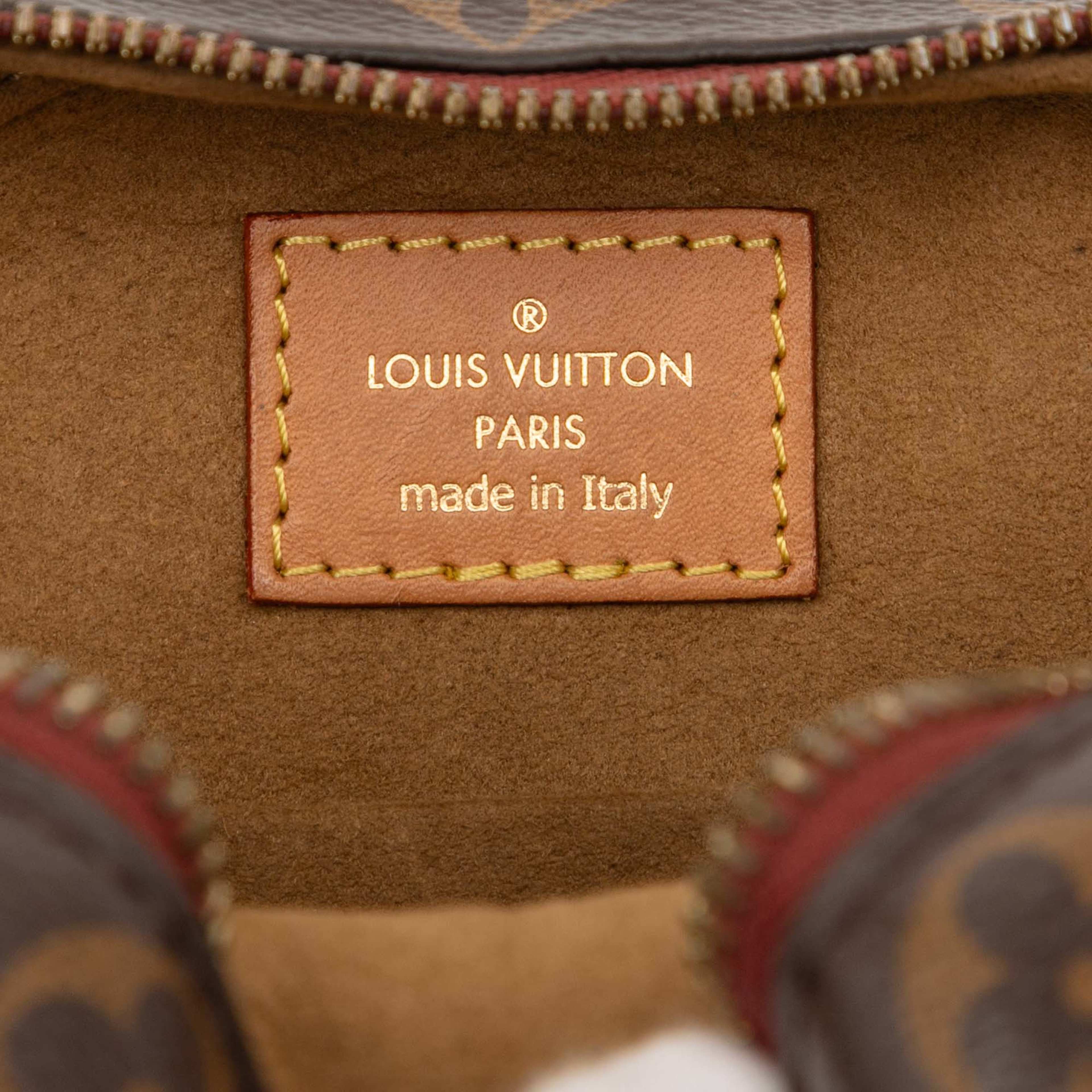 Louis Vuitton Monogram Boite Chapeau Souple Pm, från Luxclusif, i färgen brown. Klicka för att öppna bilden i stort format