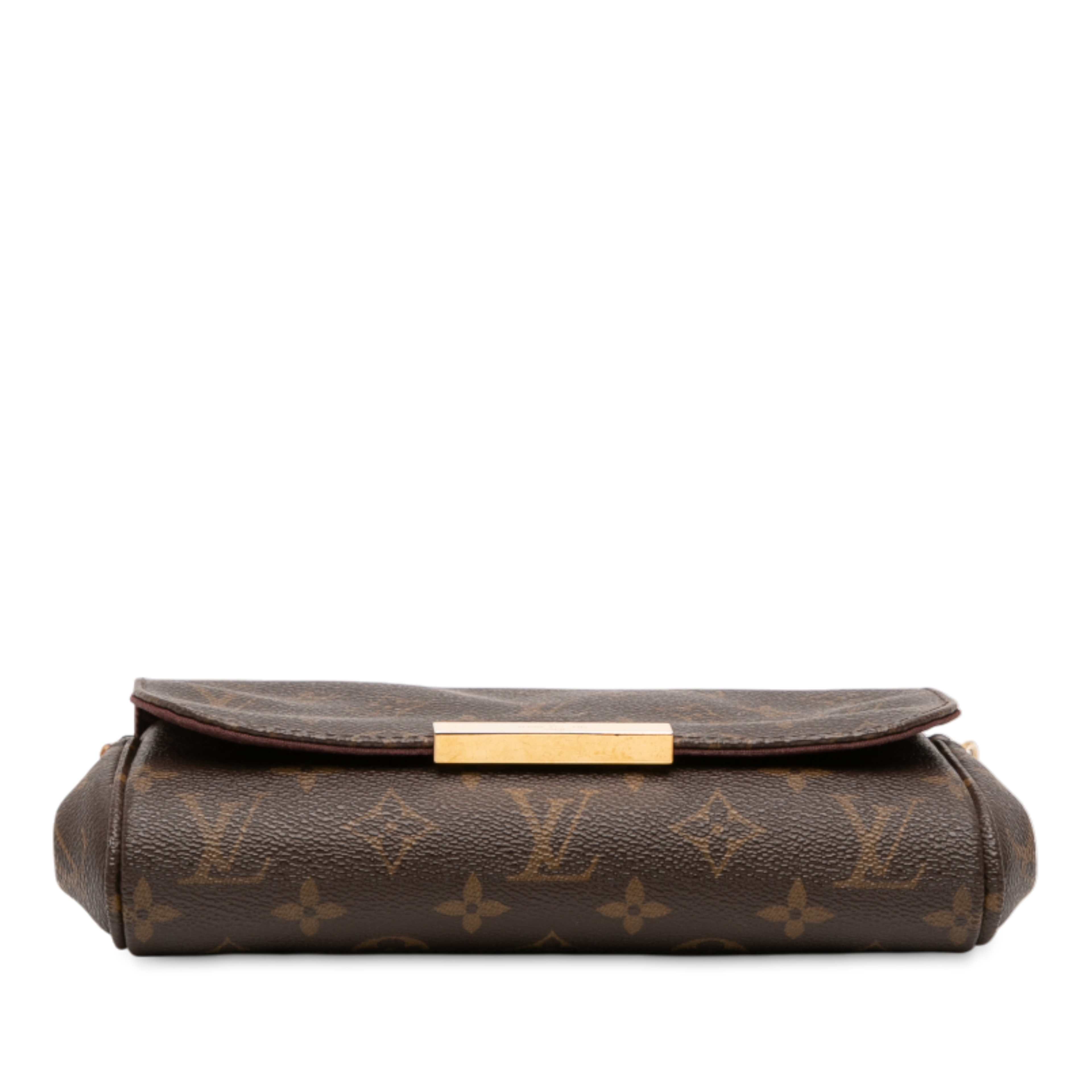 Louis Vuitton Monogram Favorite Pm, från Luxclusif, i färgen brown. Klicka för att öppna bilden i stort format