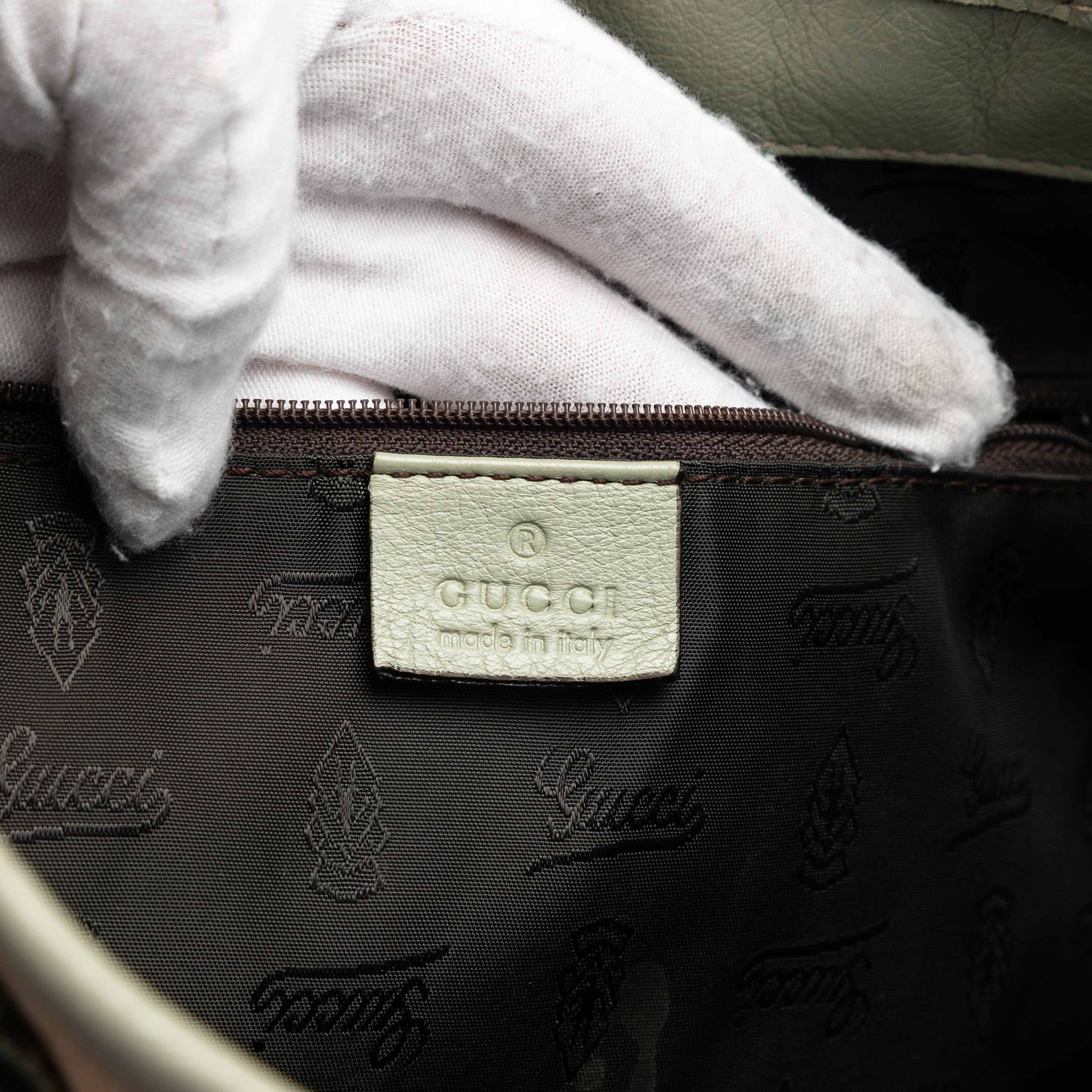 Gucci Small Gg Canvas Tribeca Tote, från Luxclusif, i färgen beige. Klicka för att öppna bilden i stort format