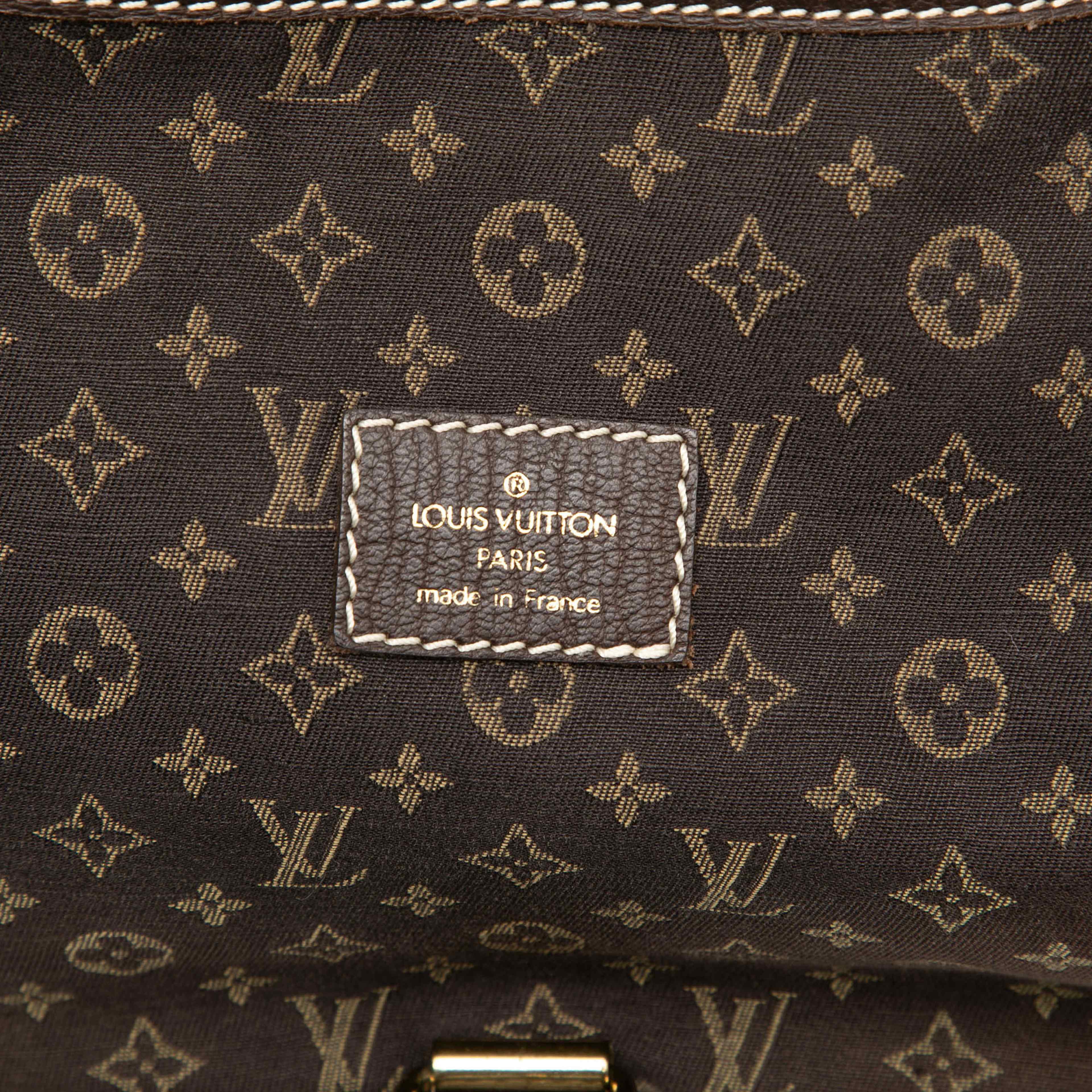 Louis Vuitton Monogram Mini Lin Saumur 30, från Luxclusif, i färgen dark brown. Klicka för att öppna bilden i stort format
