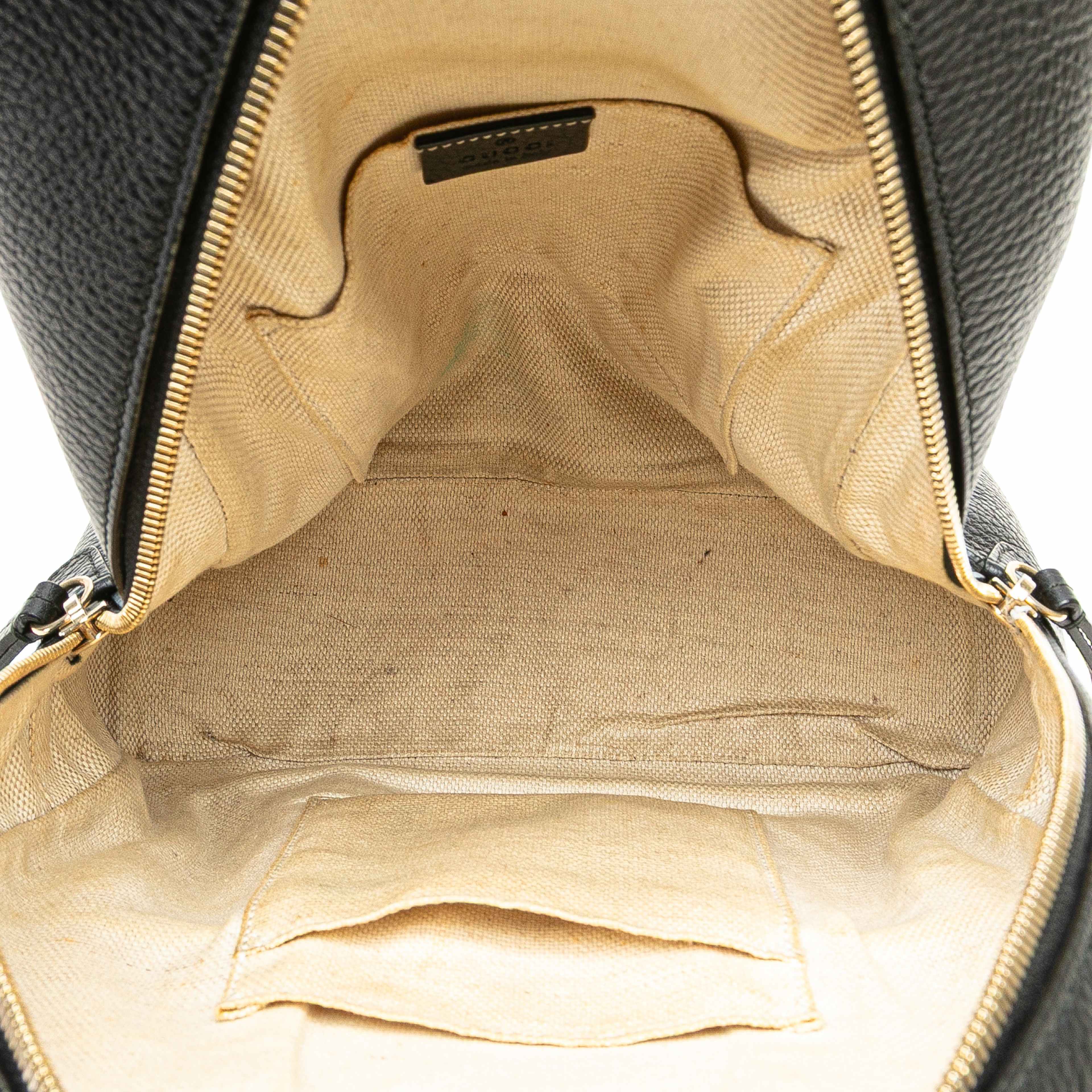 Gucci Soho Leather Chain Backpack