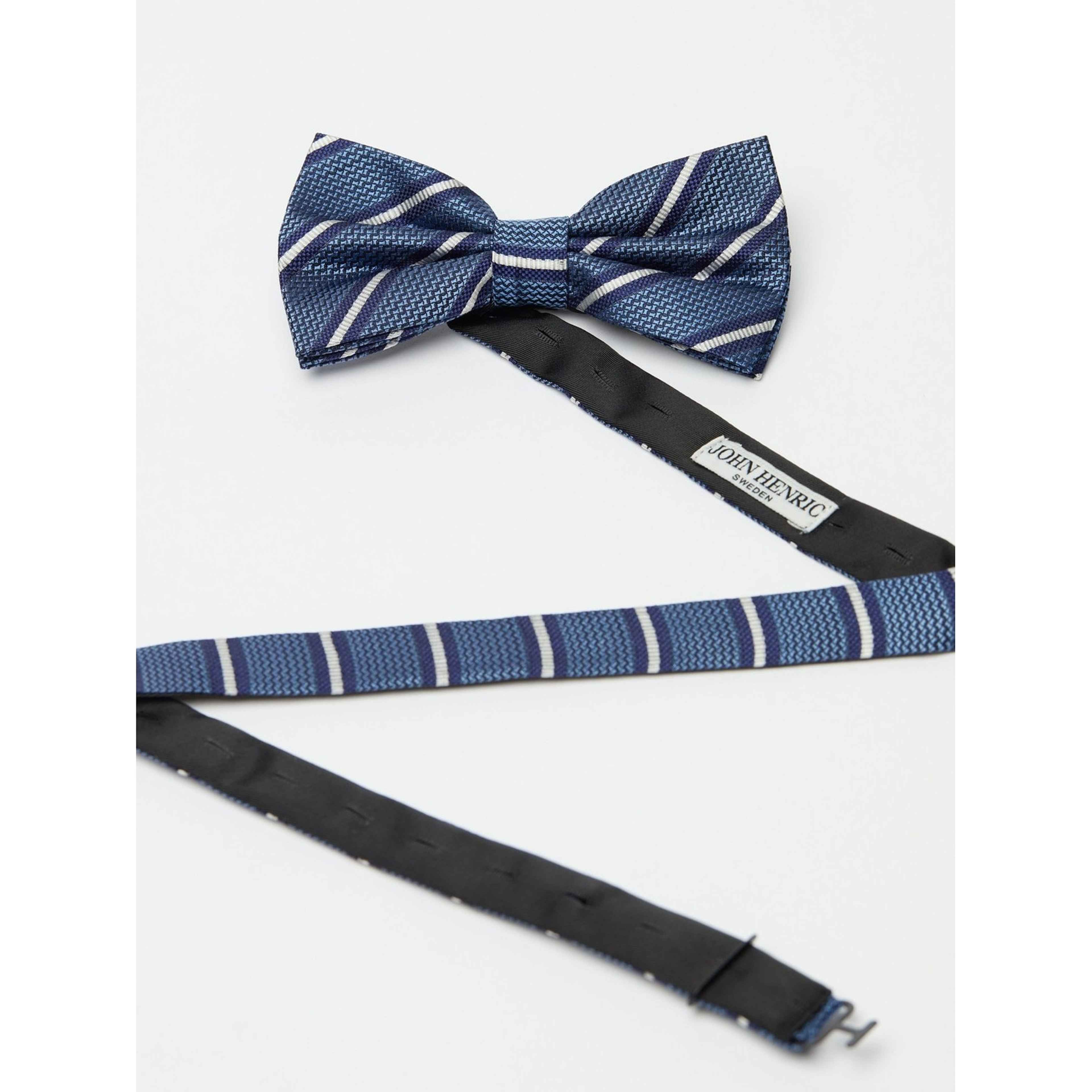 Striped Bow Tie Pre Tied