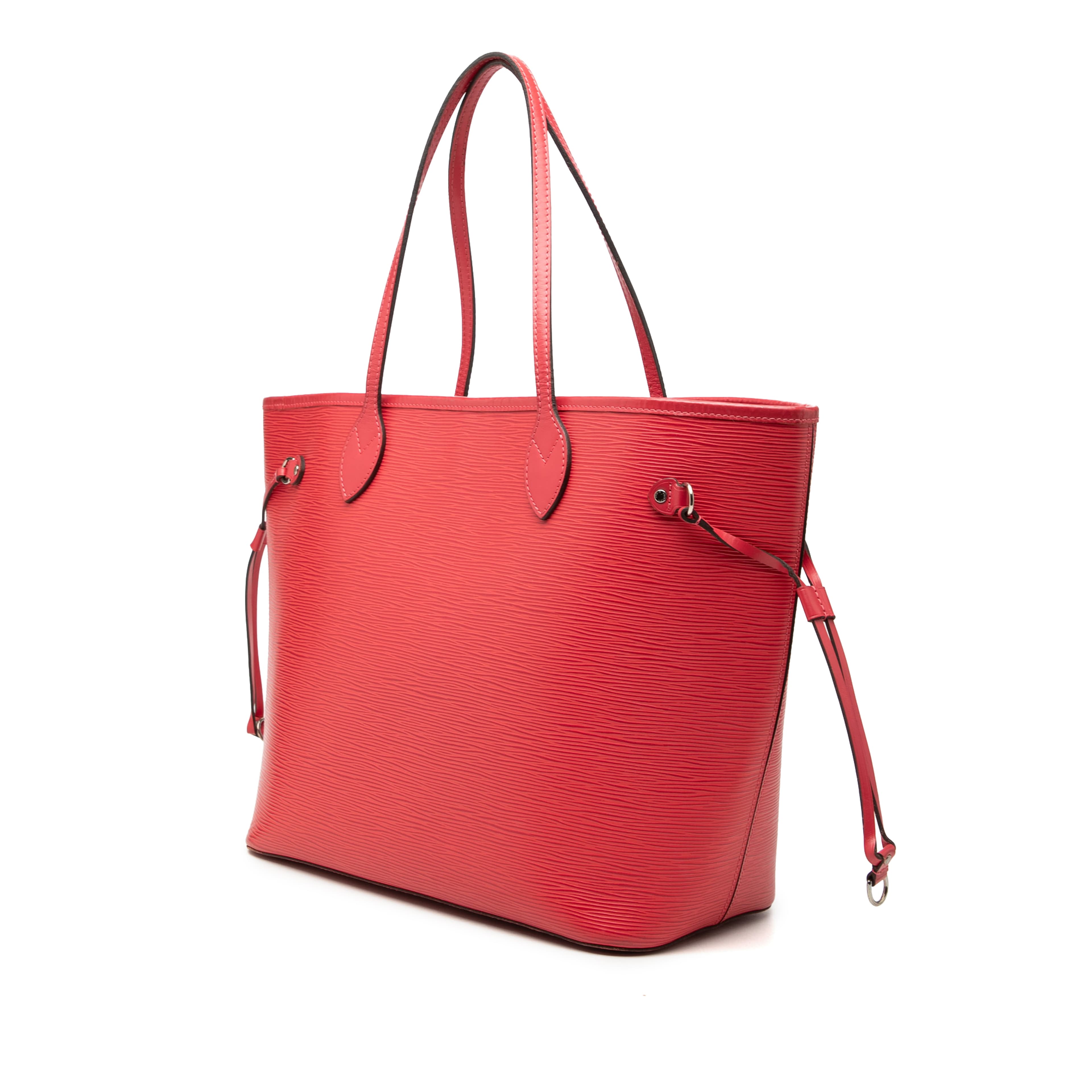 Louis Vuitton Epi Neverfull Mm, från Luxclusif, i färgen röd. Klicka för att öppna bilden i stort format