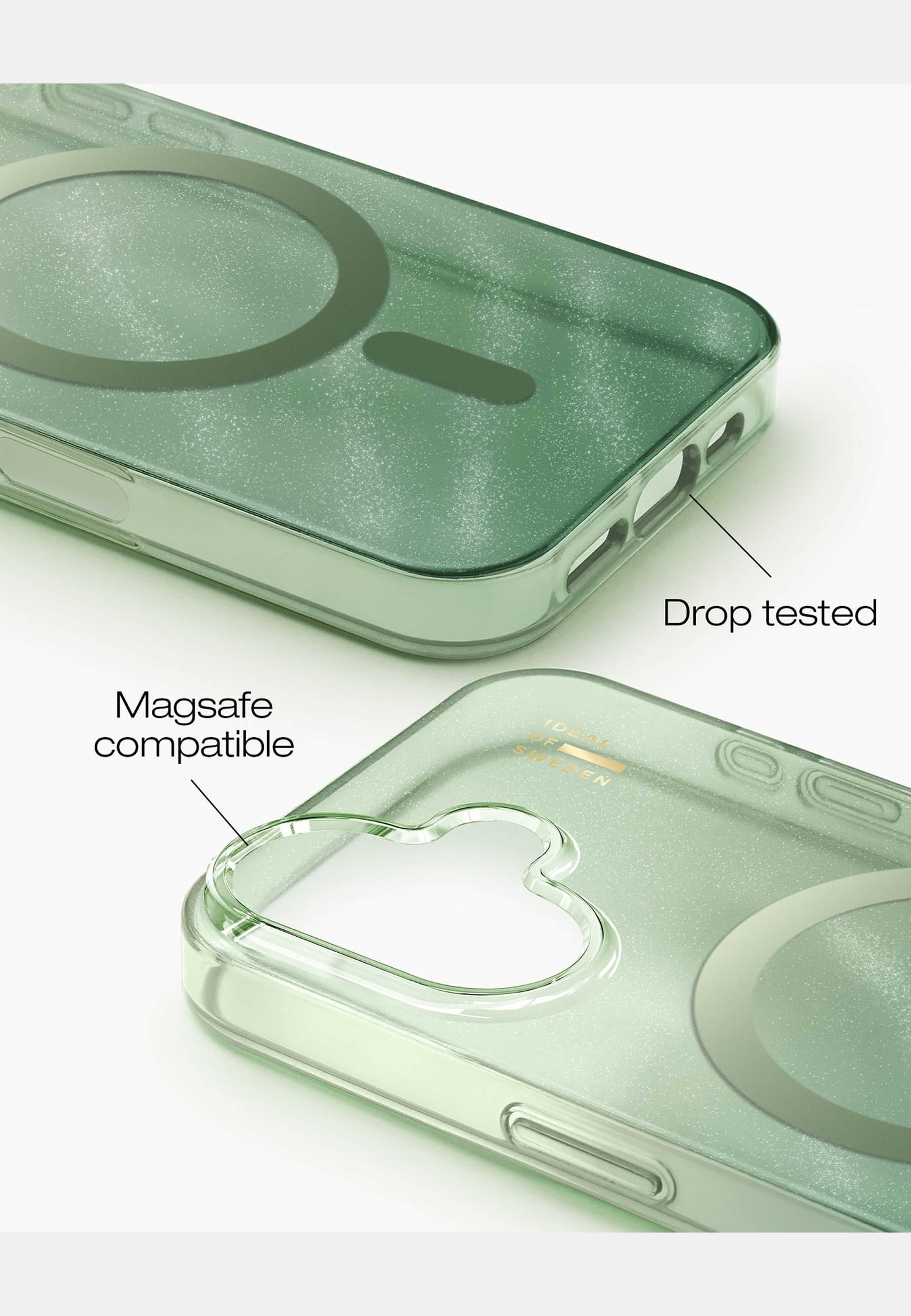 Clear Case Magsafe Iphone 16 Sage Green, från Ideal Of Sweden, i färgen white. Klicka för att öppna bilden i stort format