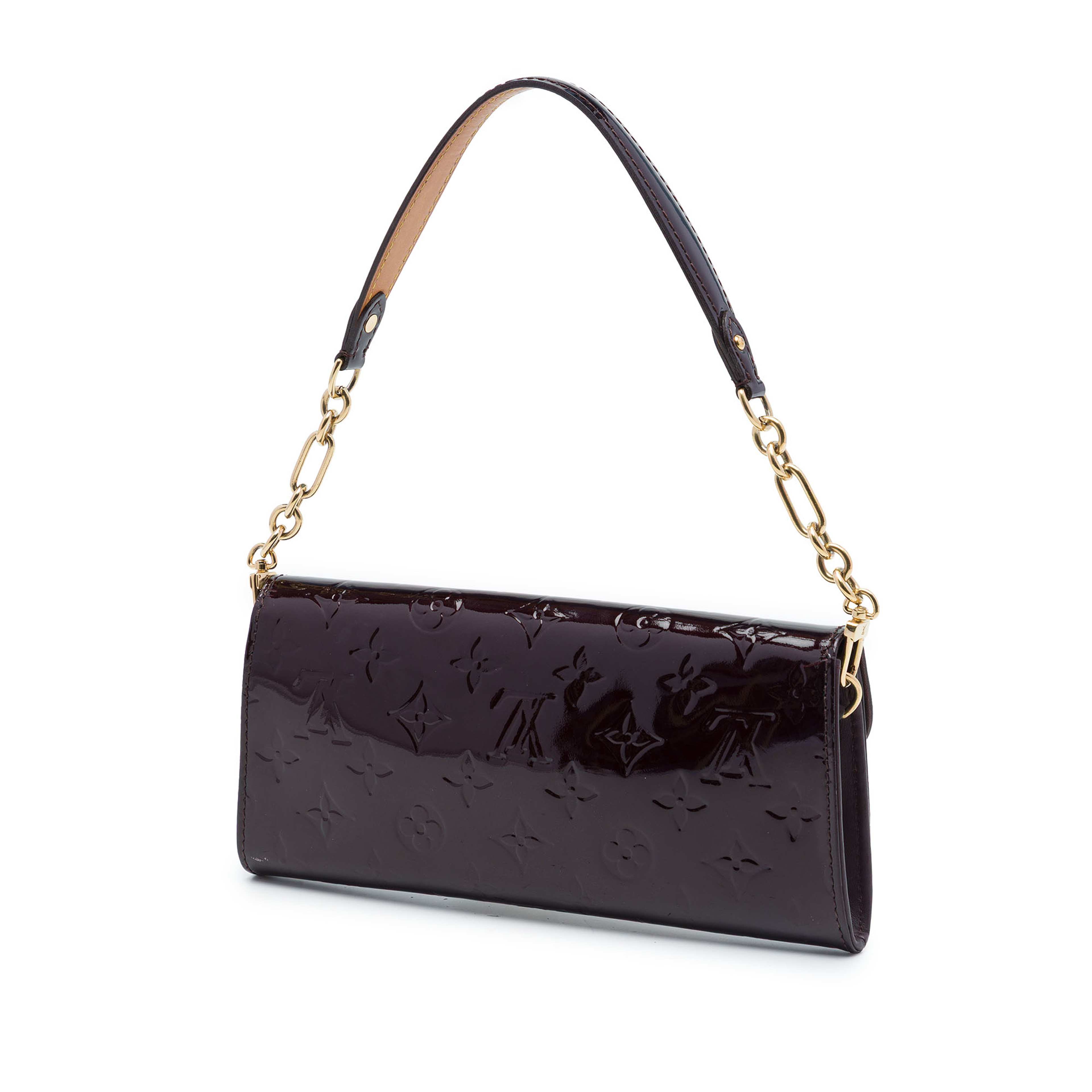 Louis Vuitton Monogram Vernis Sunset Boulevard, från Luxclusif, i färgen purpur. Klicka för att öppna bilden i stort format