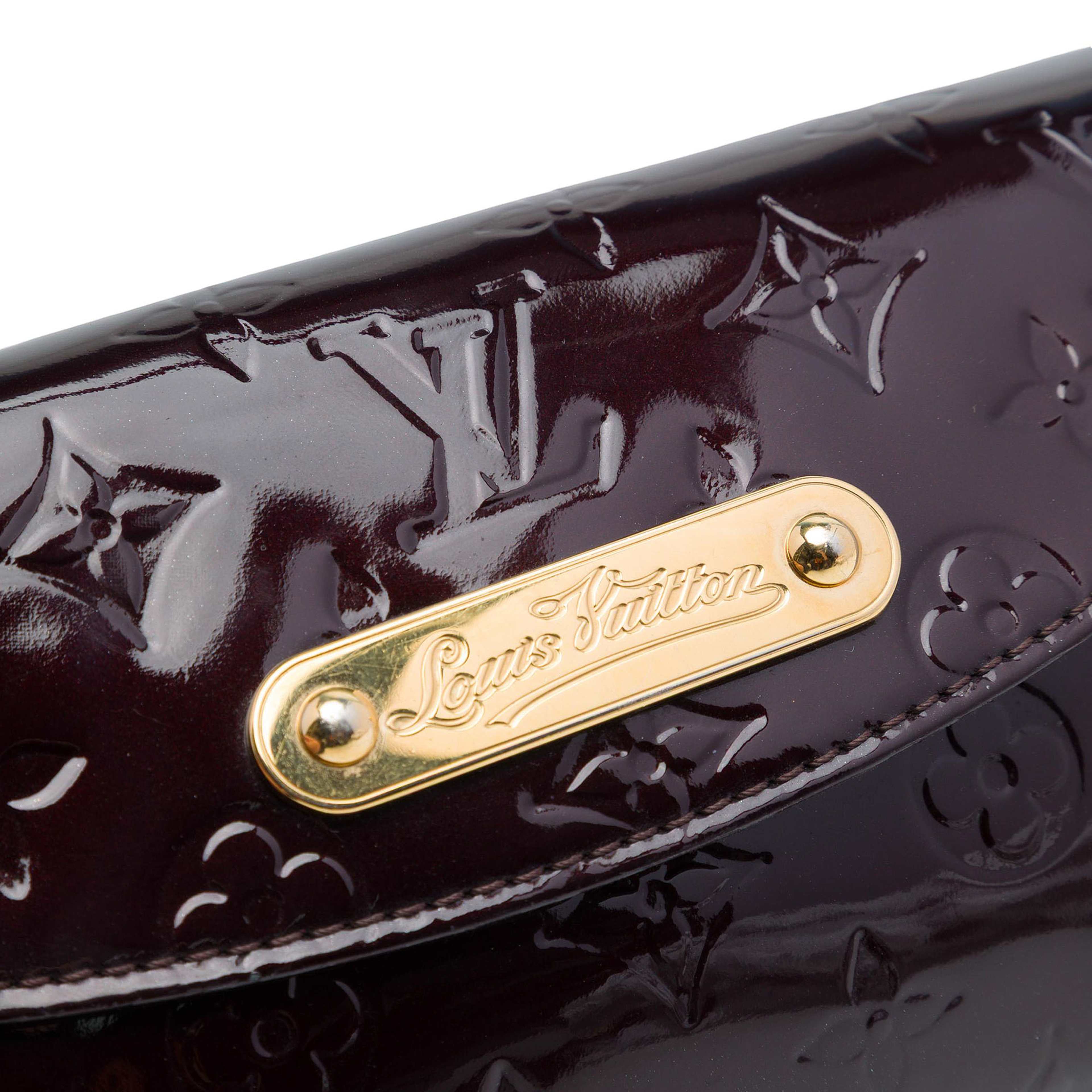 Louis Vuitton Monogram Vernis Sunset Boulevard, från Luxclusif, i färgen purpur. Klicka för att öppna bilden i stort format