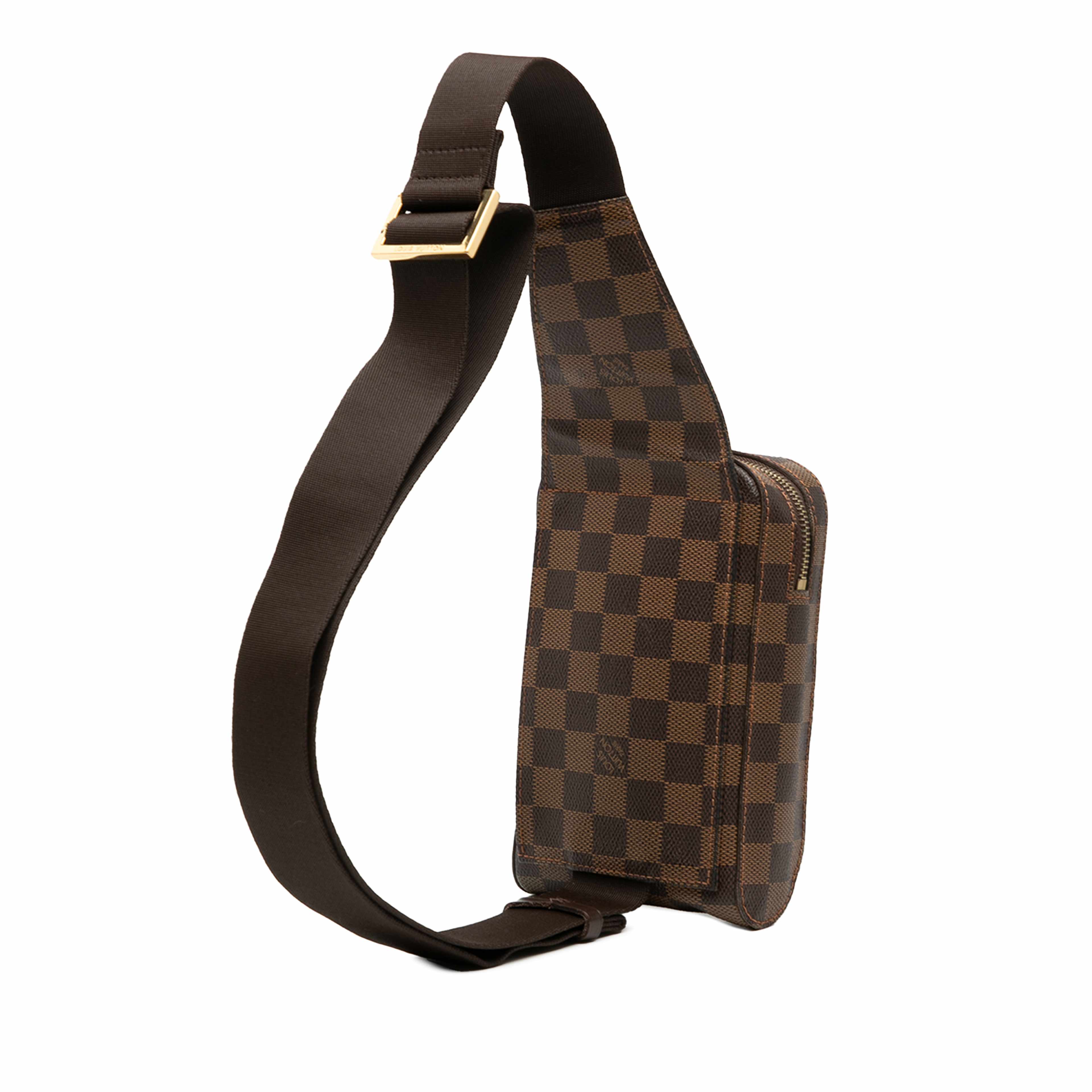 Louis Vuitton Damier Ebene Geronimos, från Luxclusif, i färgen brun. Klicka för att öppna bilden i stort format