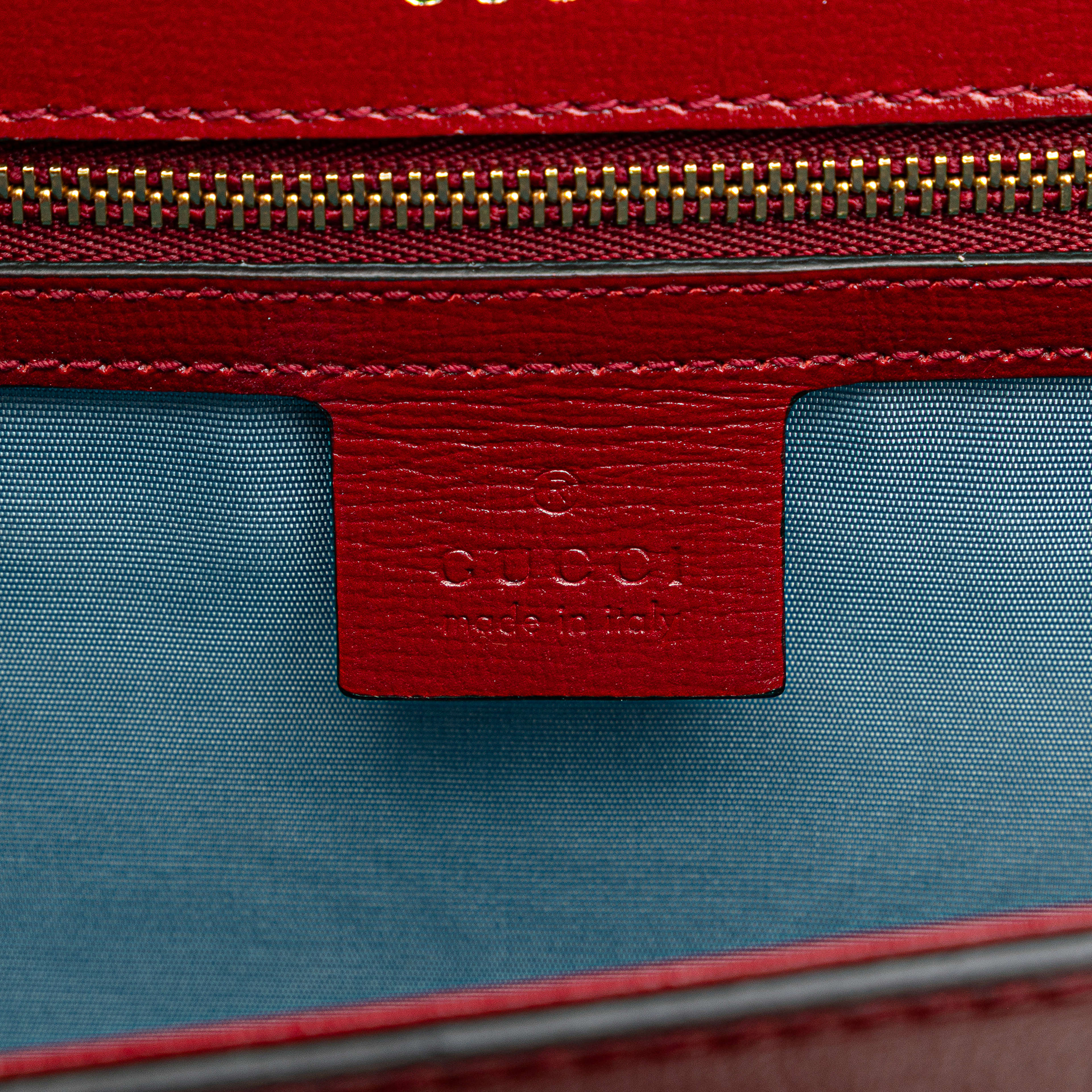Gucci Small Textured Calfskin Gg Ring  Torchon Crossbody