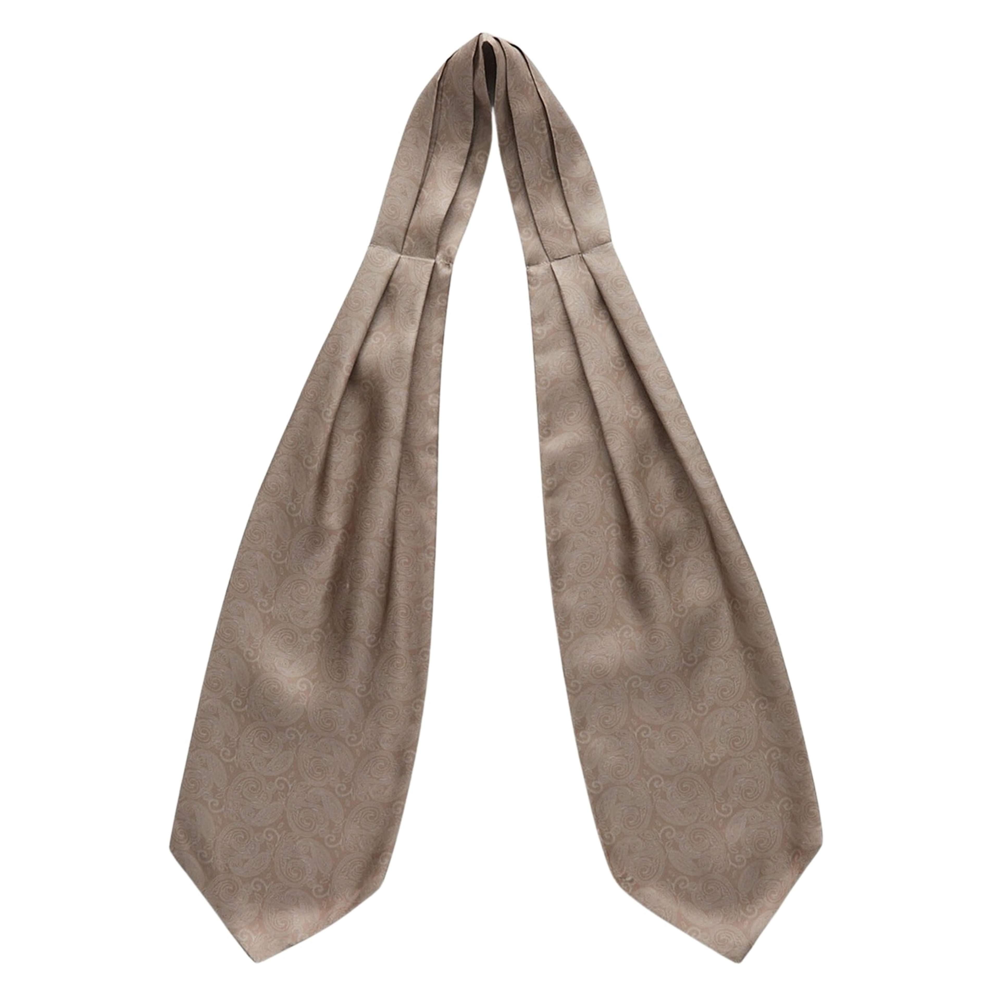 Silk Double Pointed Ascot Formal