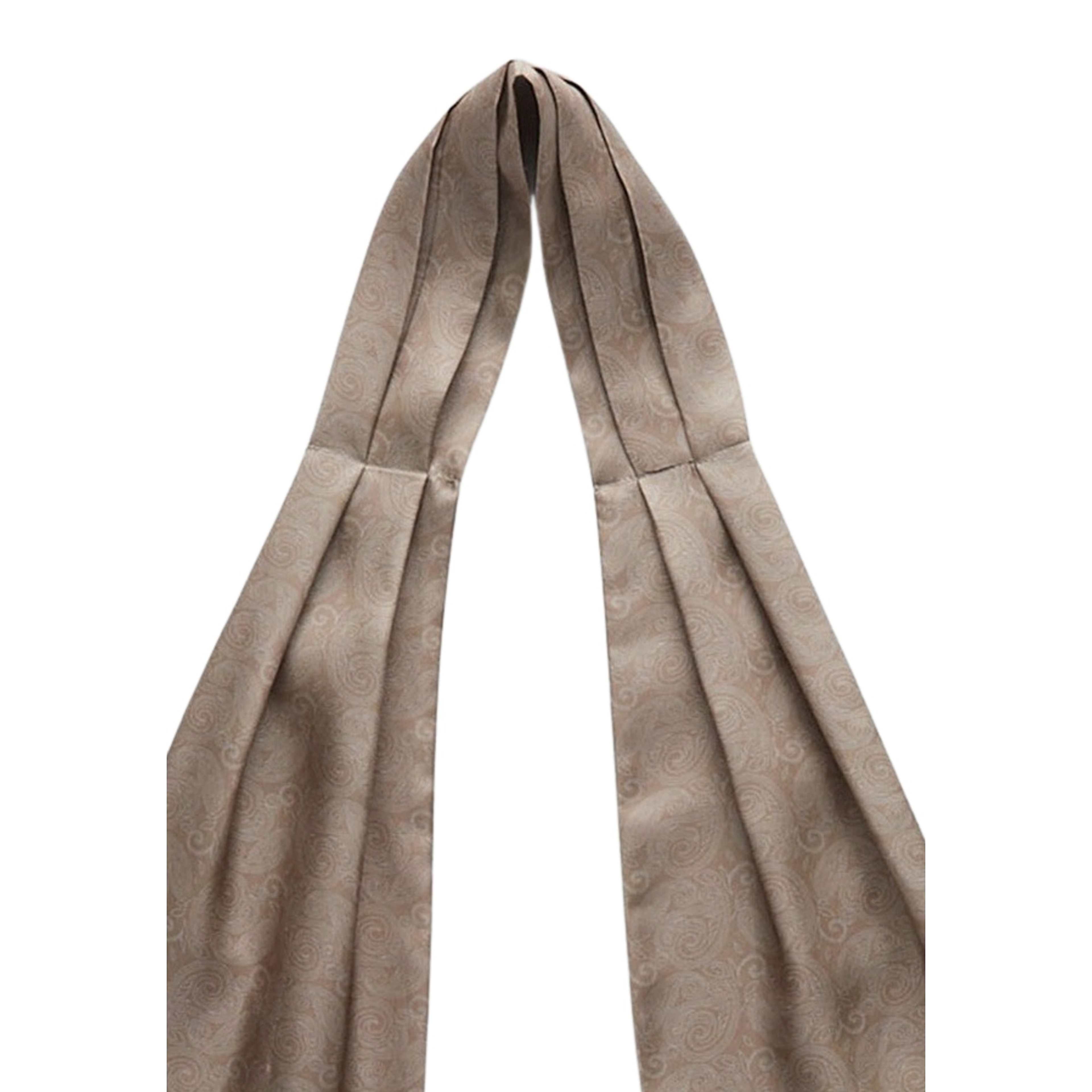 Silk Double Pointed Ascot Formal