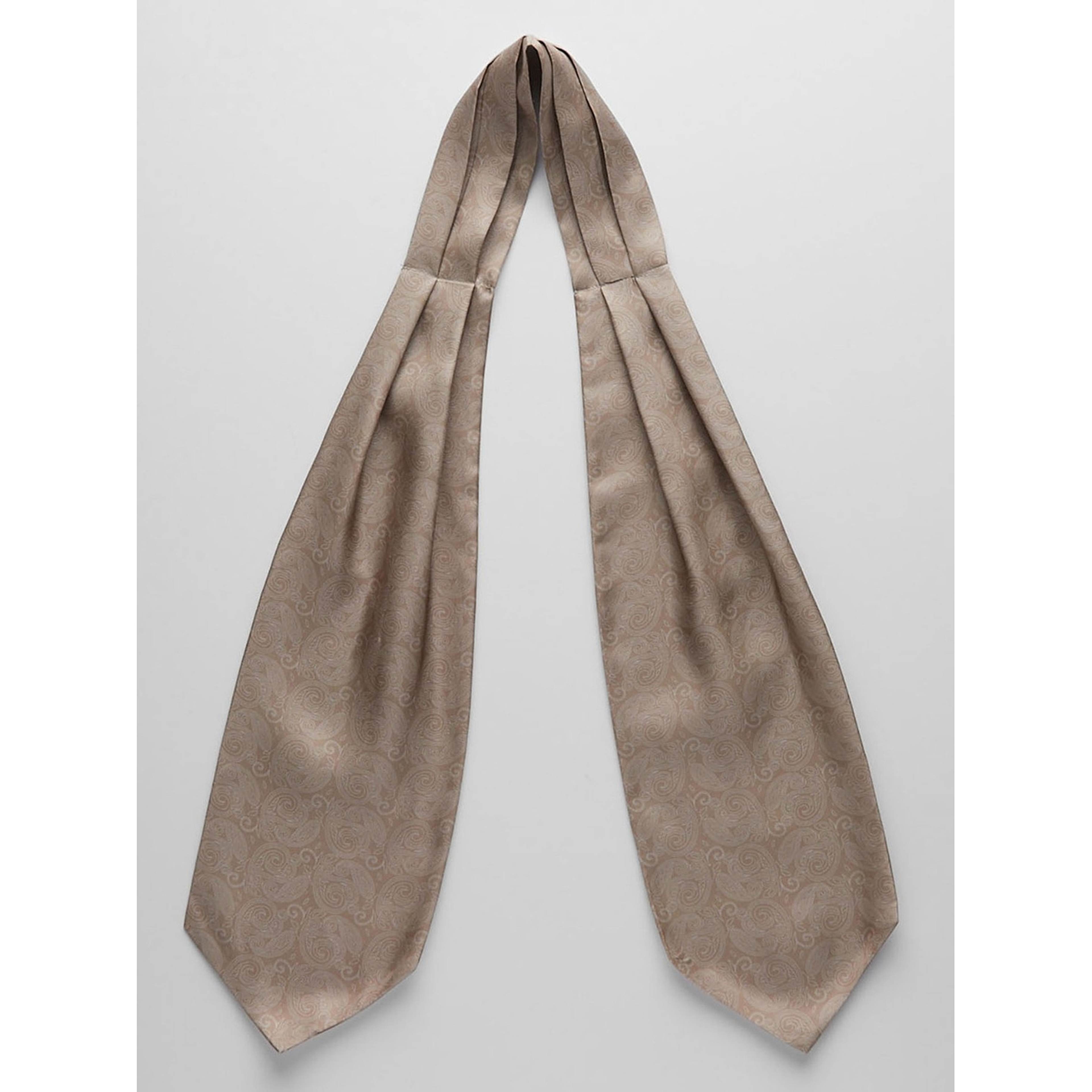 Silk Double Pointed Ascot Formal