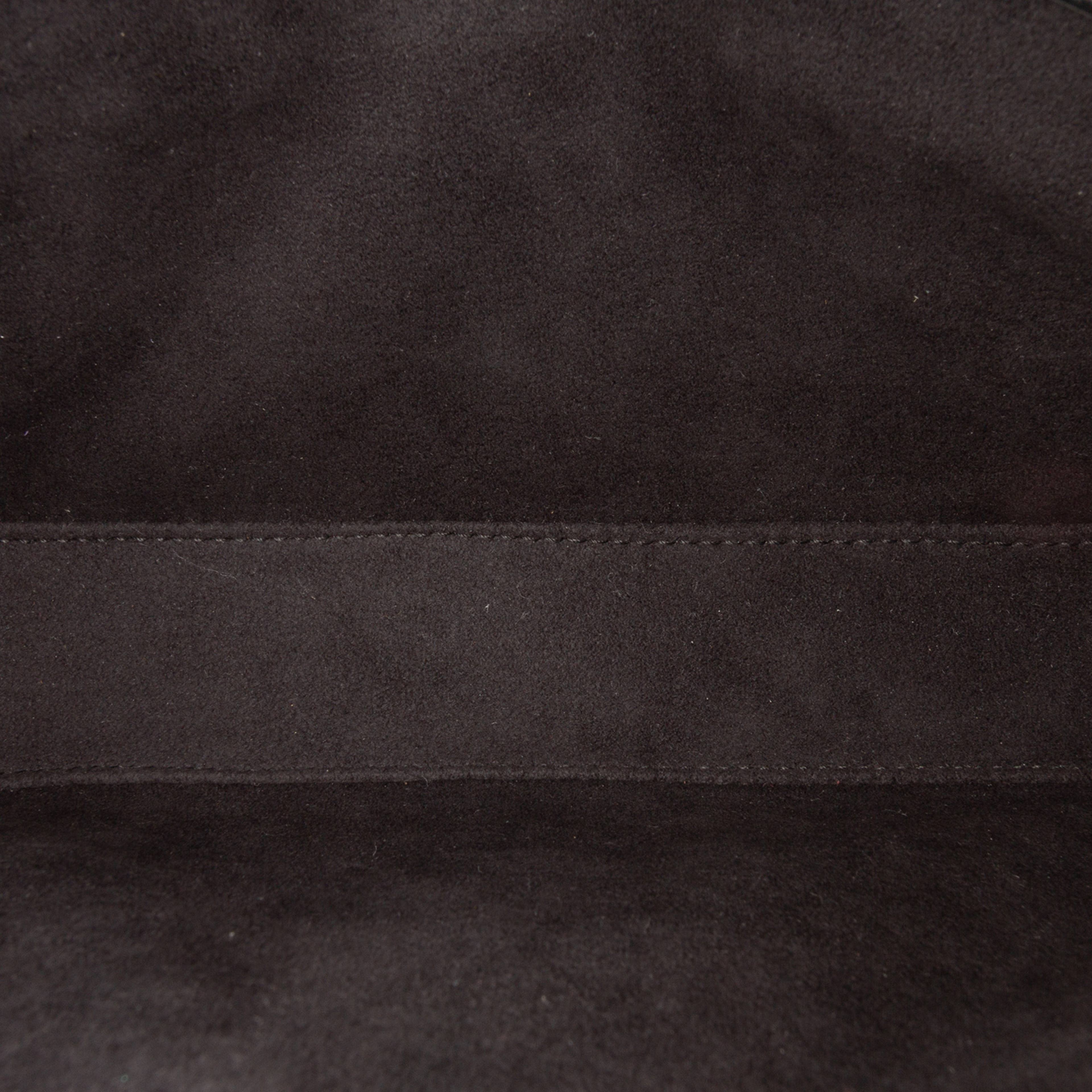 Gucci Small Leather Petite Gg Satchel, från Luxclusif, i färgen black. Klicka för att öppna bilden i stort format