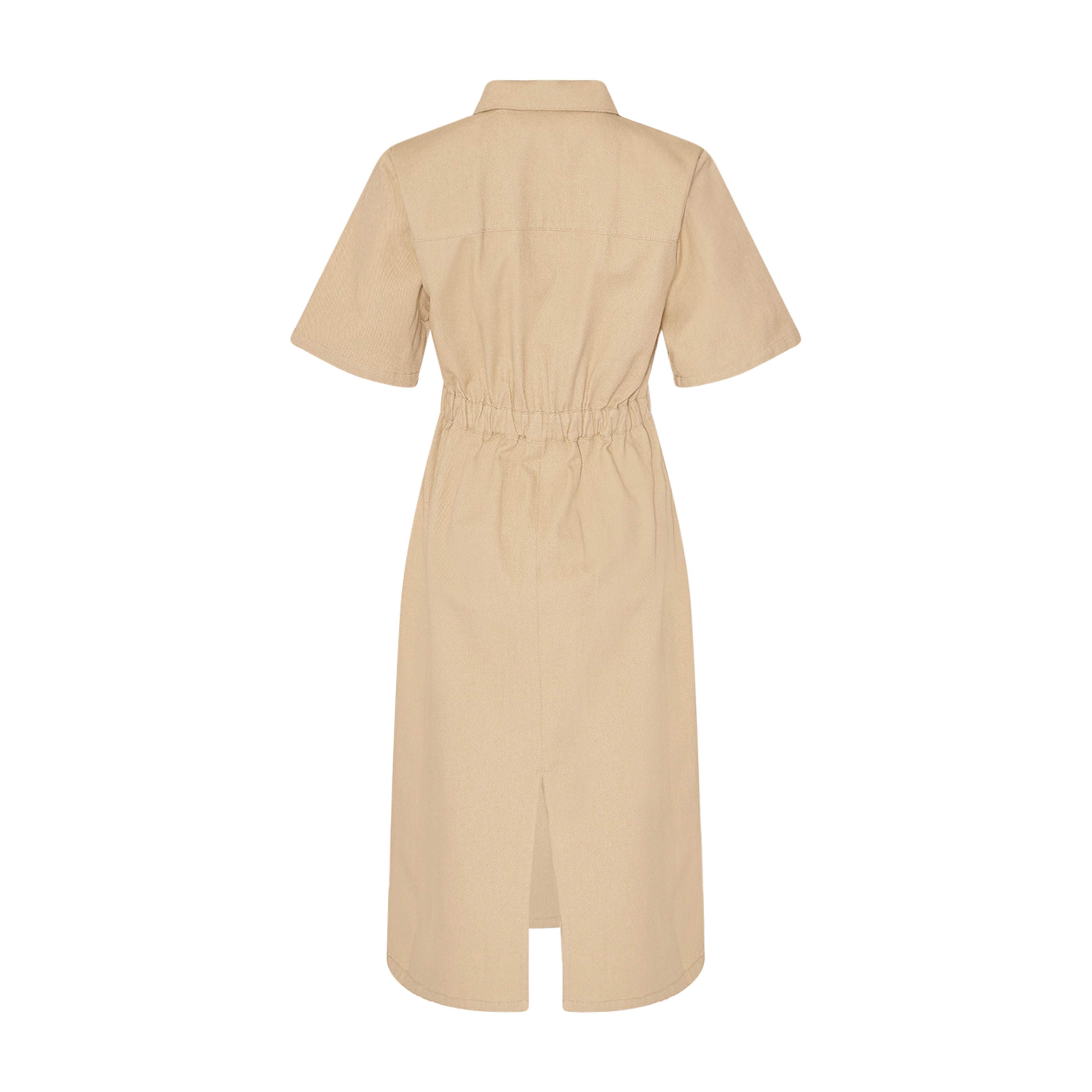 Benita Long Dress - Oyster