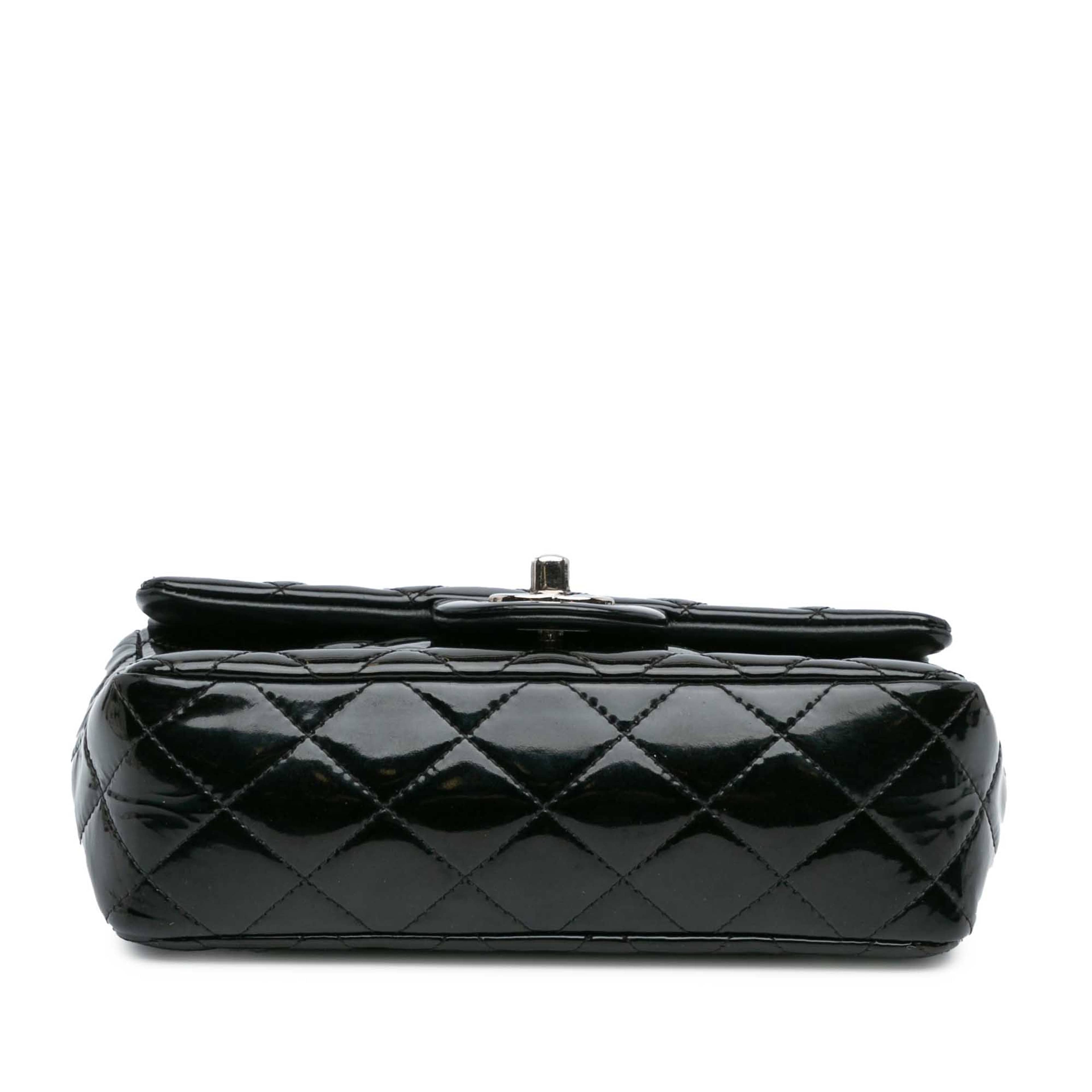 Chanel Mini Rectangular Classic Patent Single Flap