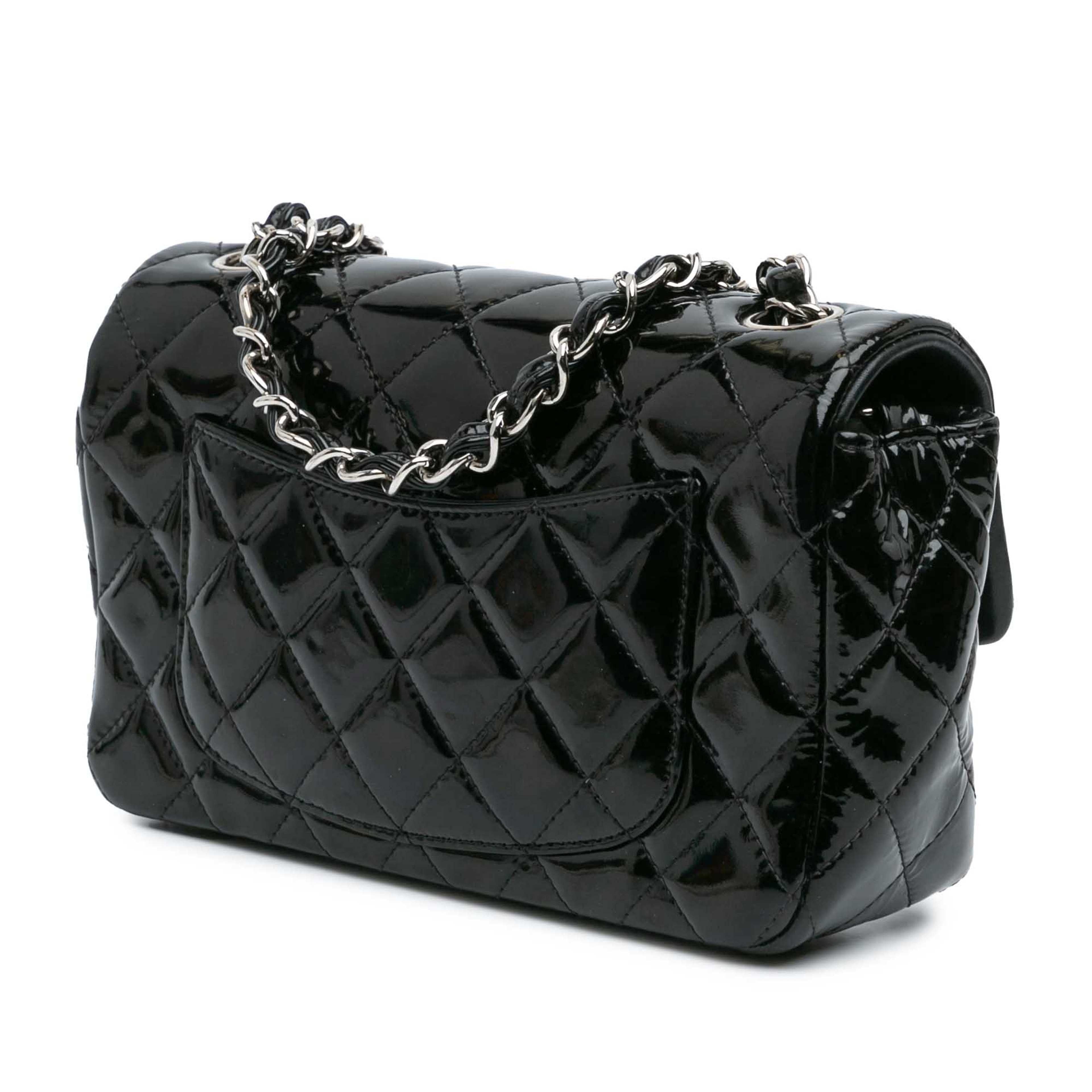 Chanel Mini Rectangular Classic Patent Single Flap