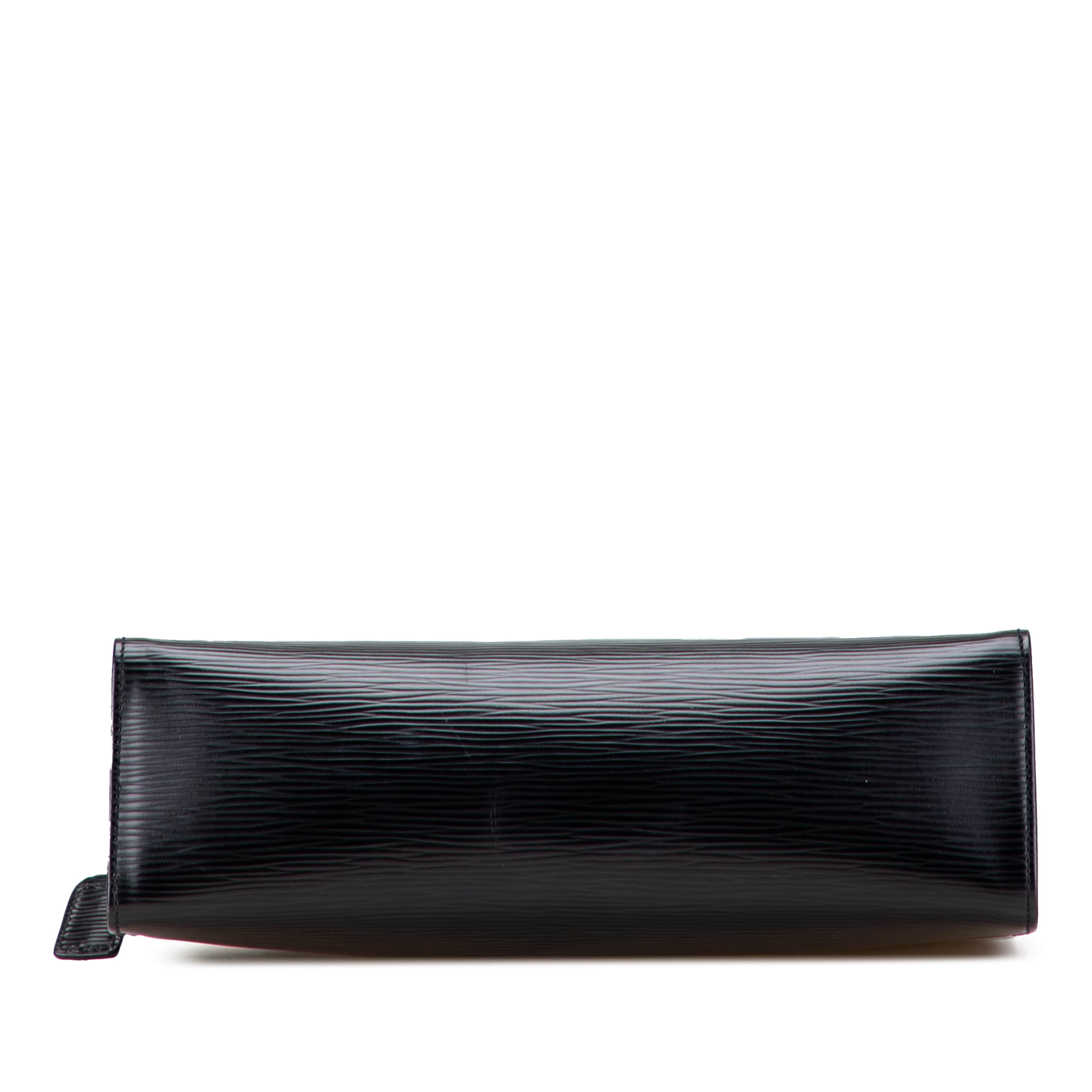 Fendi Leather Logo Clutch