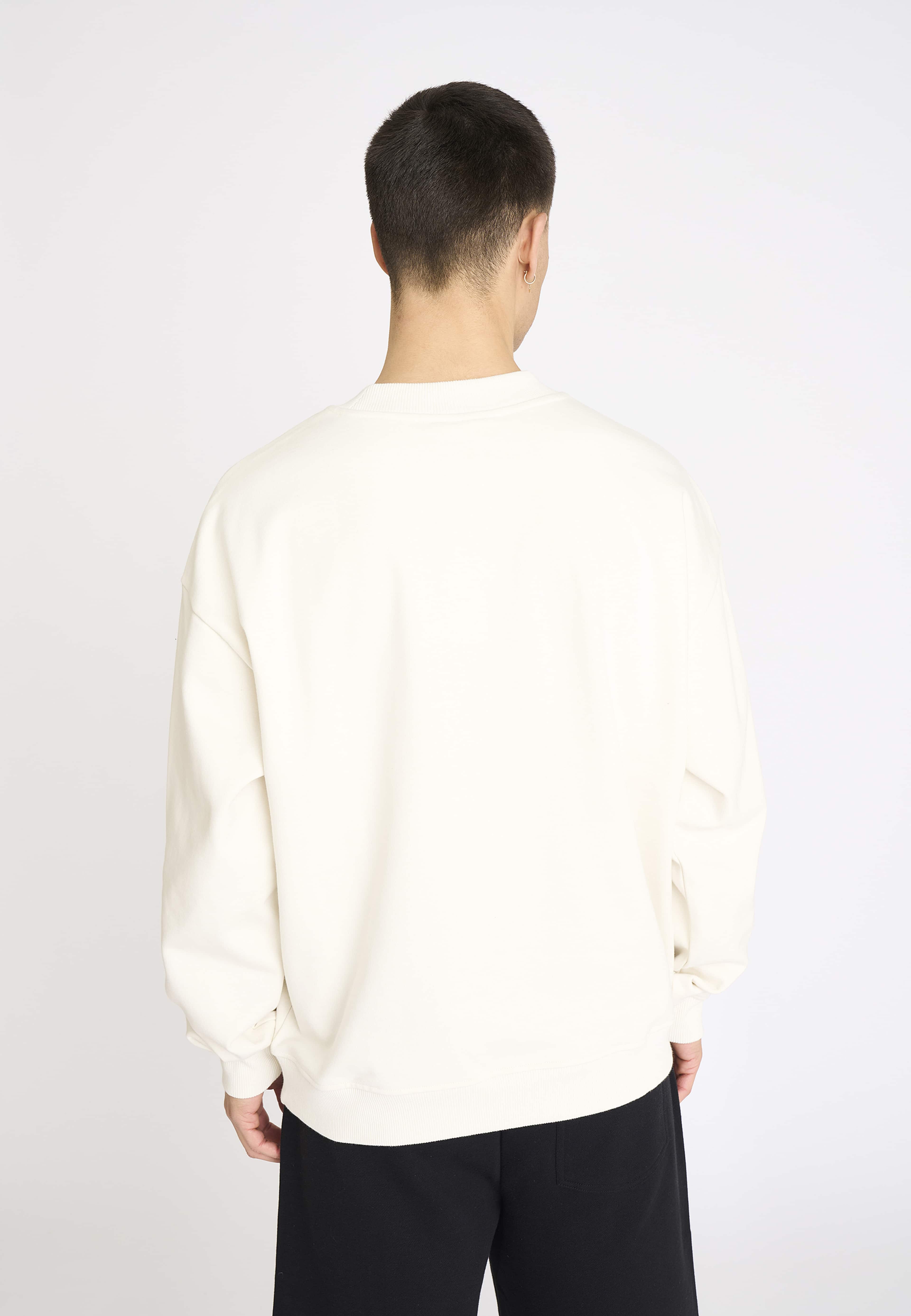 Sweatshirt Crewneck Drake Bomull, från Resteröds, i färgen white. Klicka för att öppna bilden i stort format