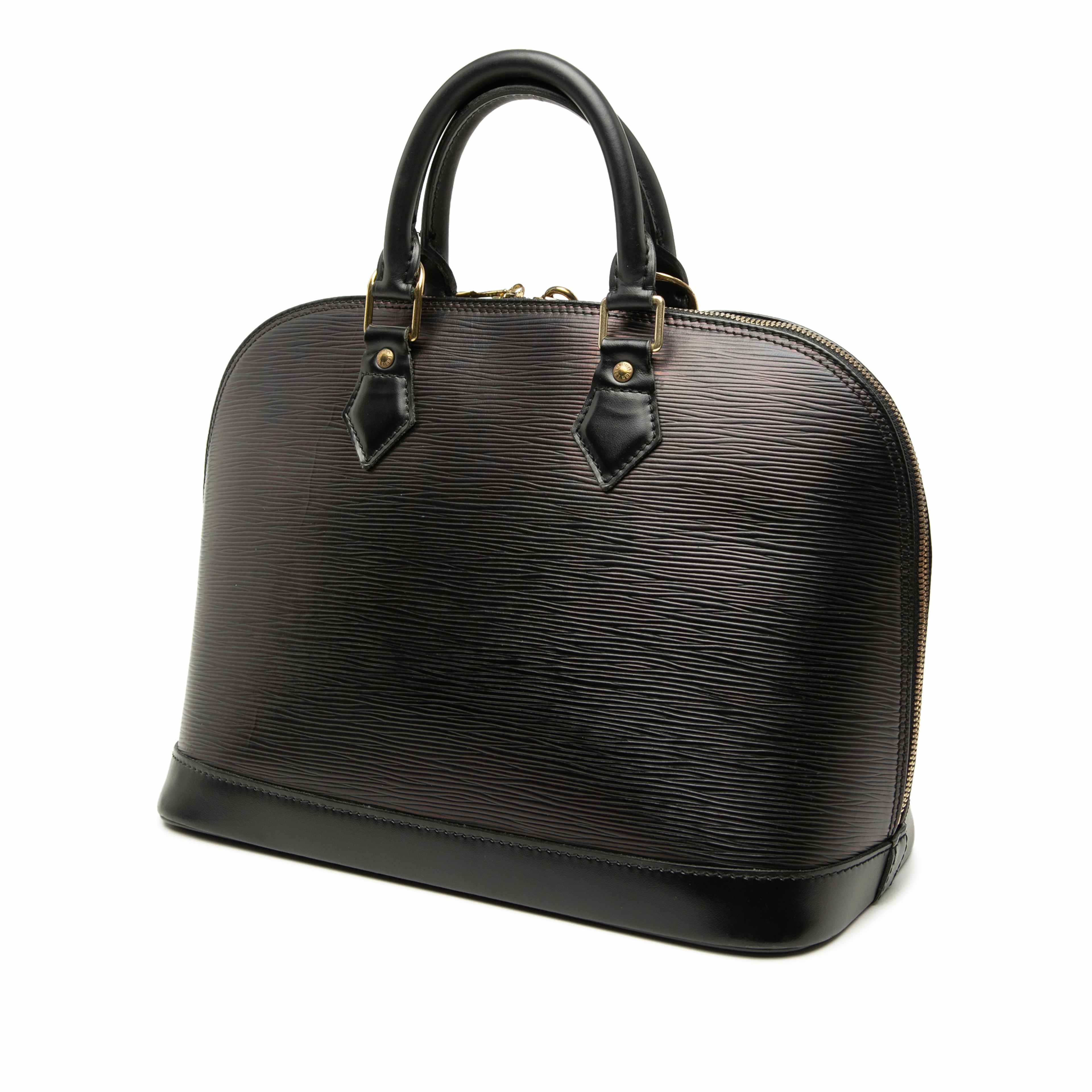 Louis Vuitton Epi Alma Pm, från Luxclusif, i färgen svart. Klicka för att öppna bilden i stort format