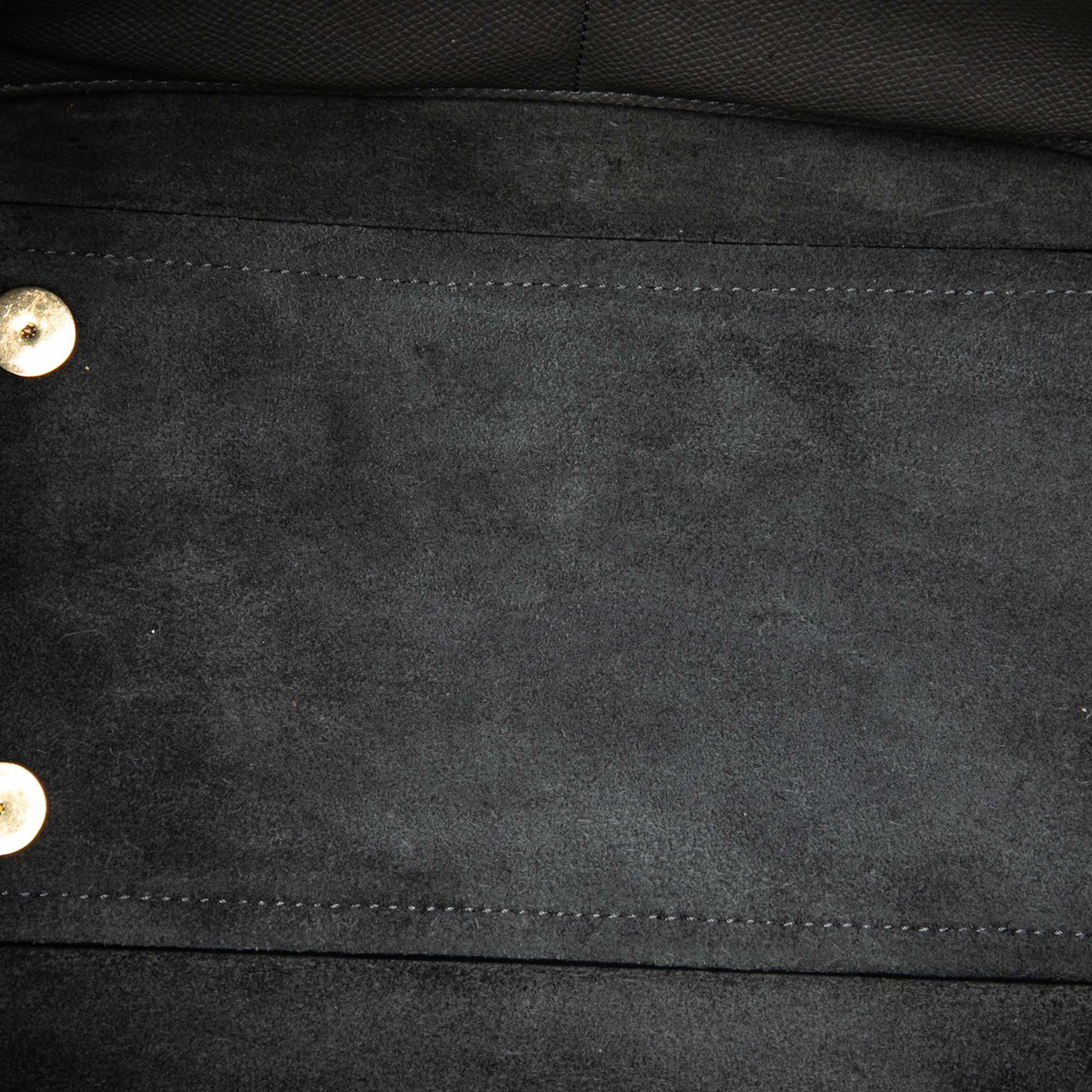 Celine Mini Leather Belt Bag Satchel, från Luxclusif, i färgen dark gray. Klicka för att öppna bilden i stort format