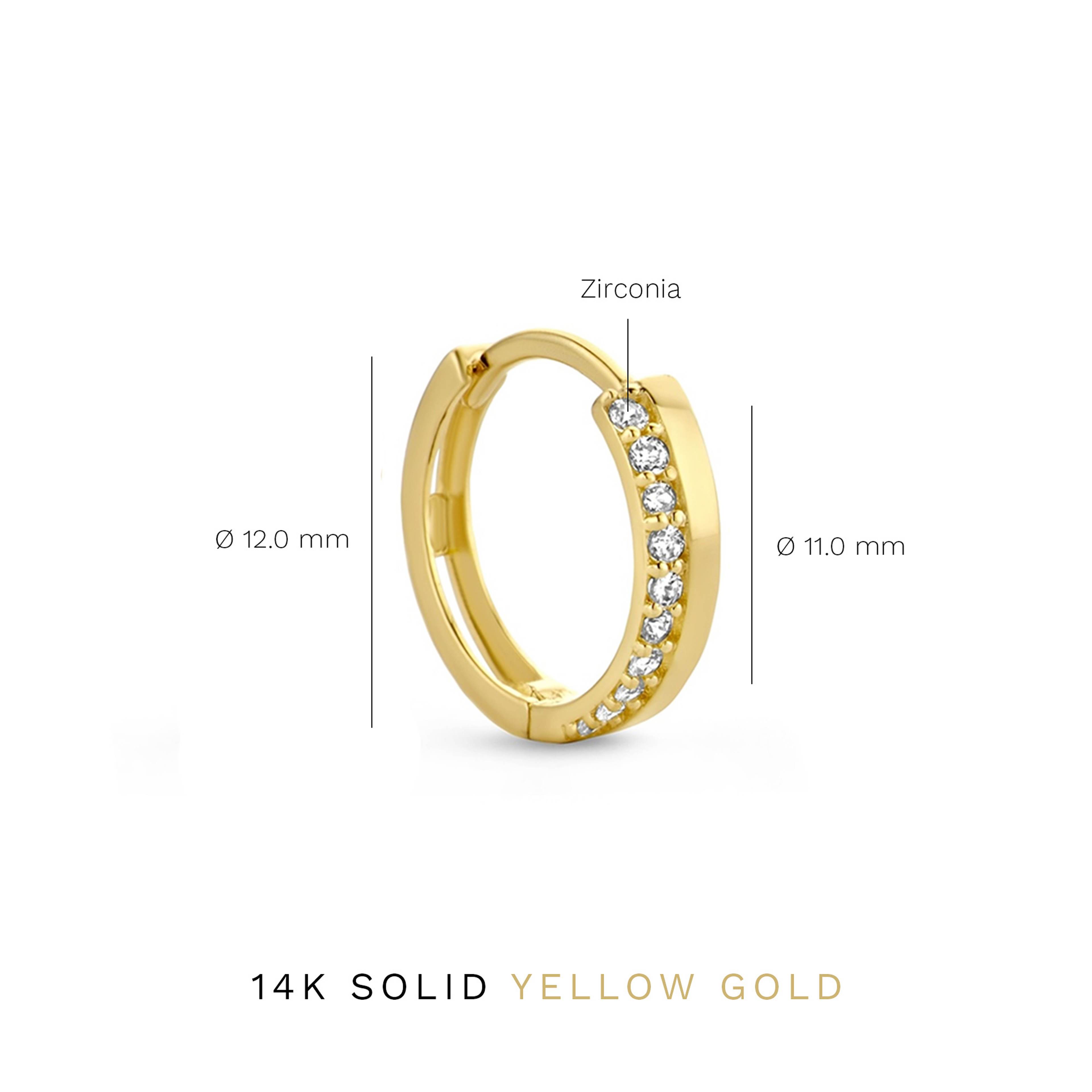 Isabel Bernard 14 Karat Gold Hoop Earrings