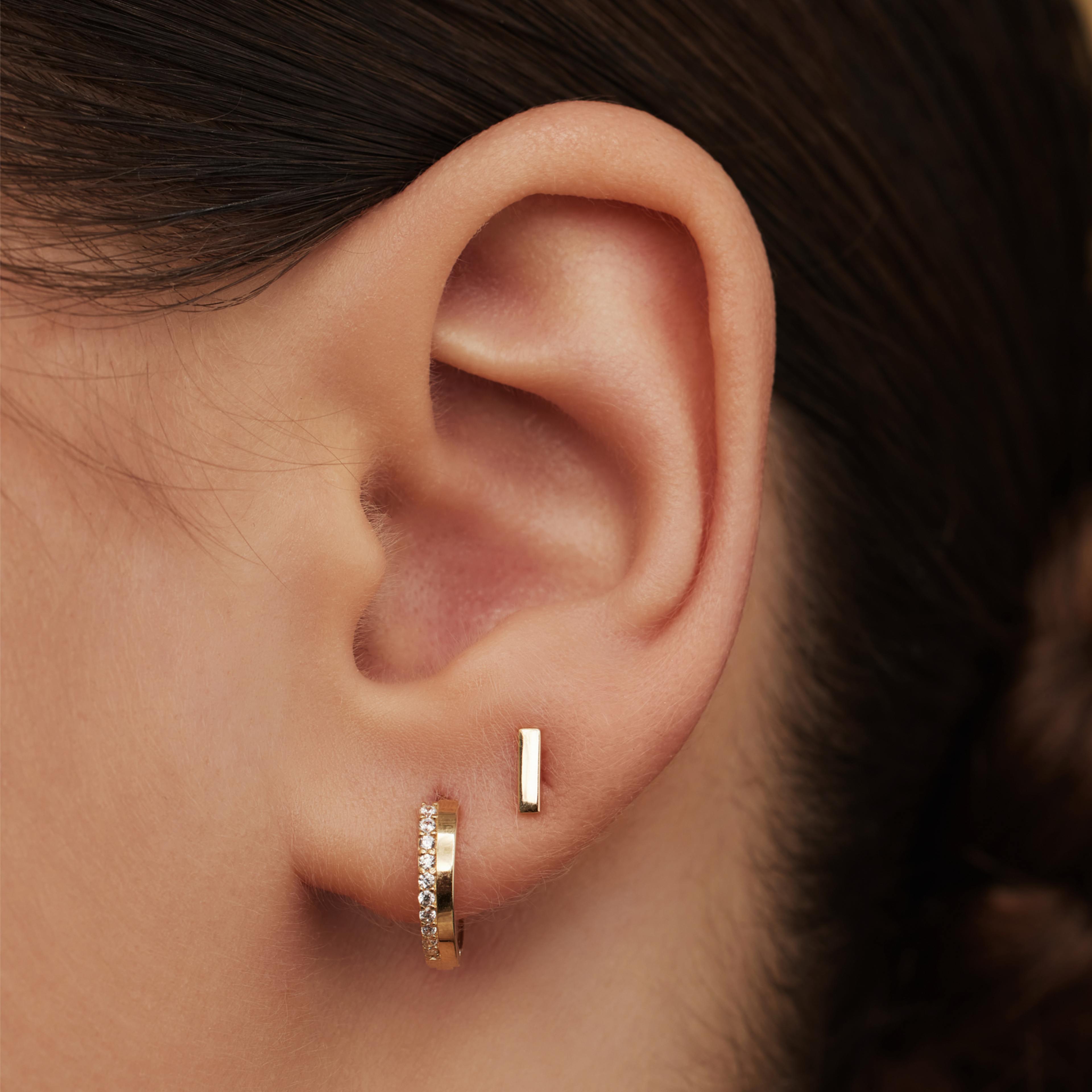 Isabel Bernard 14 Karat Gold Hoop Earrings
