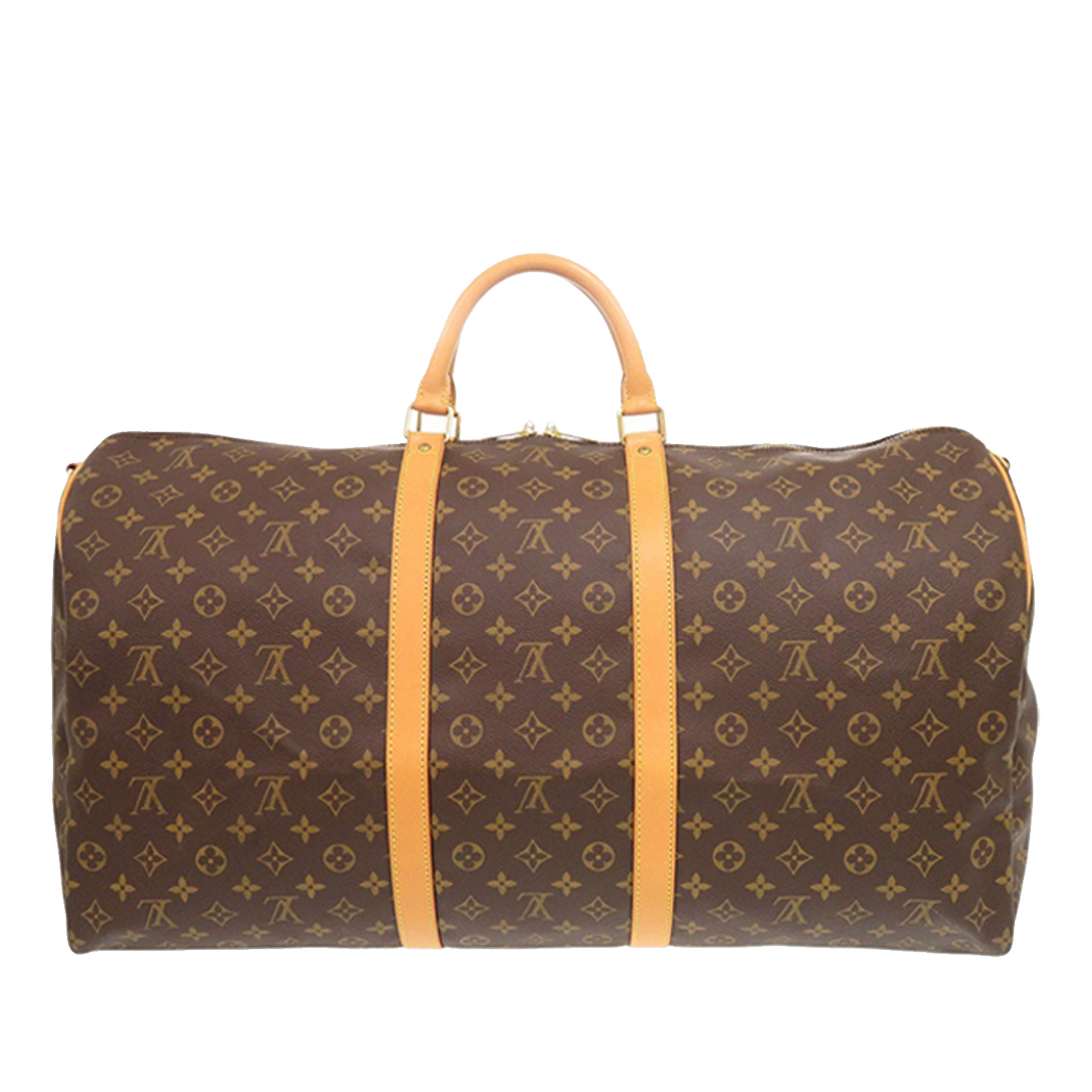 Louis Vuitton Monogram Keepall Bandouliere 60, från Luxclusif, i färgen brown. Klicka för att öppna bilden i stort format