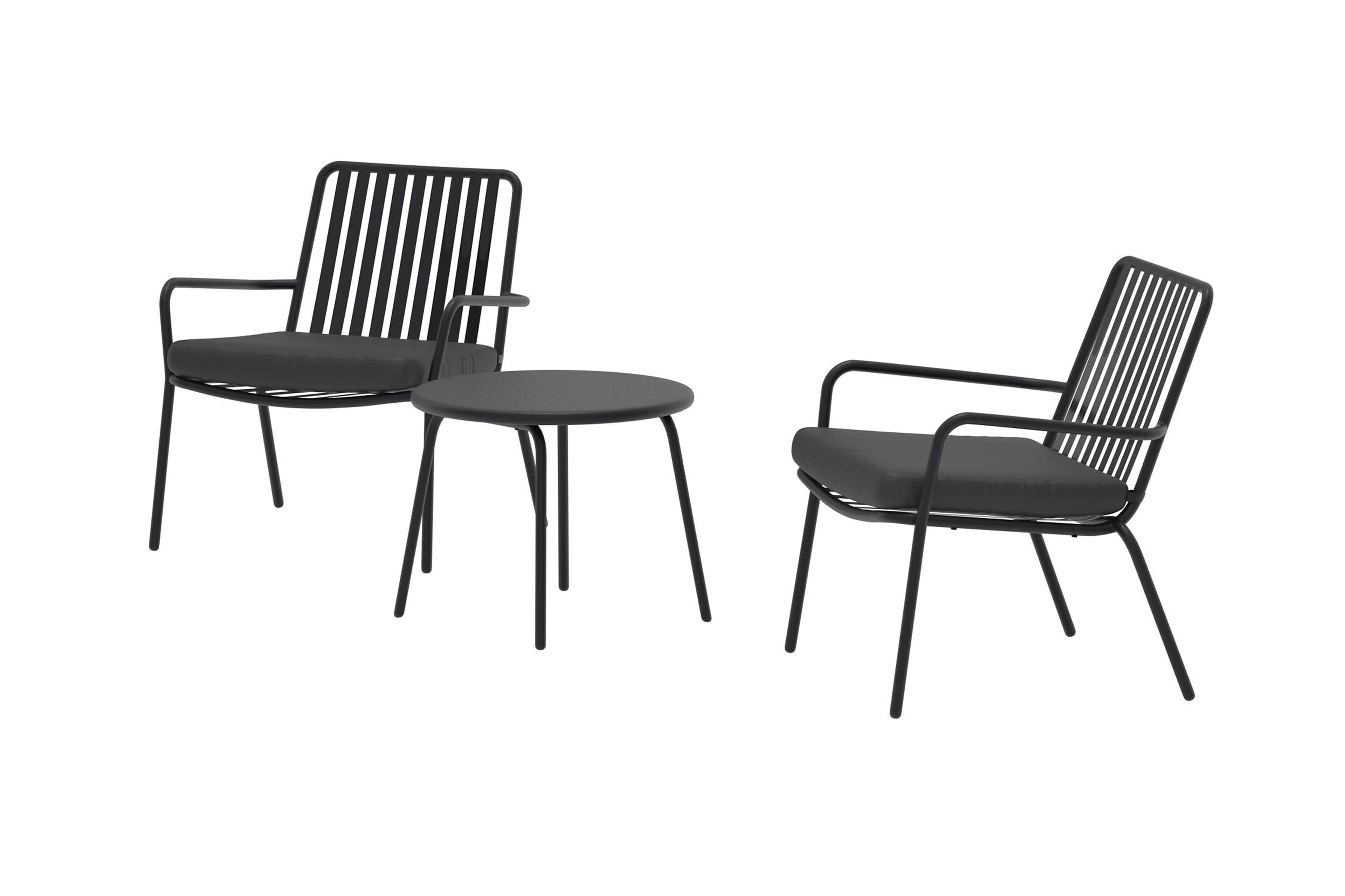 Mykonos Loungegrupp, från Venture Home, i färgen black. Klicka för att öppna bilden i stort format