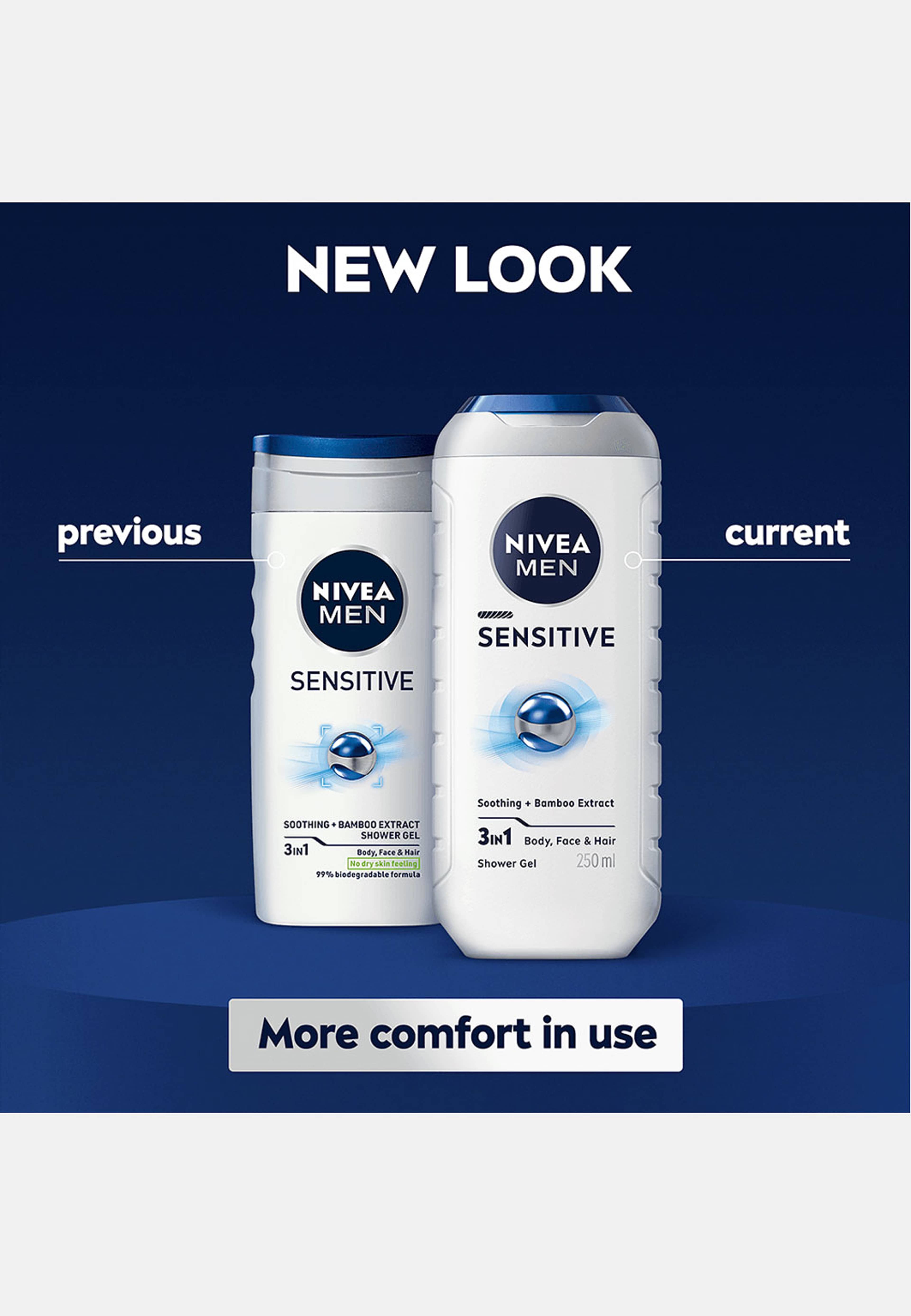 Duschtvål Sensitive Shower Gel 250 ml NIVEA MEN