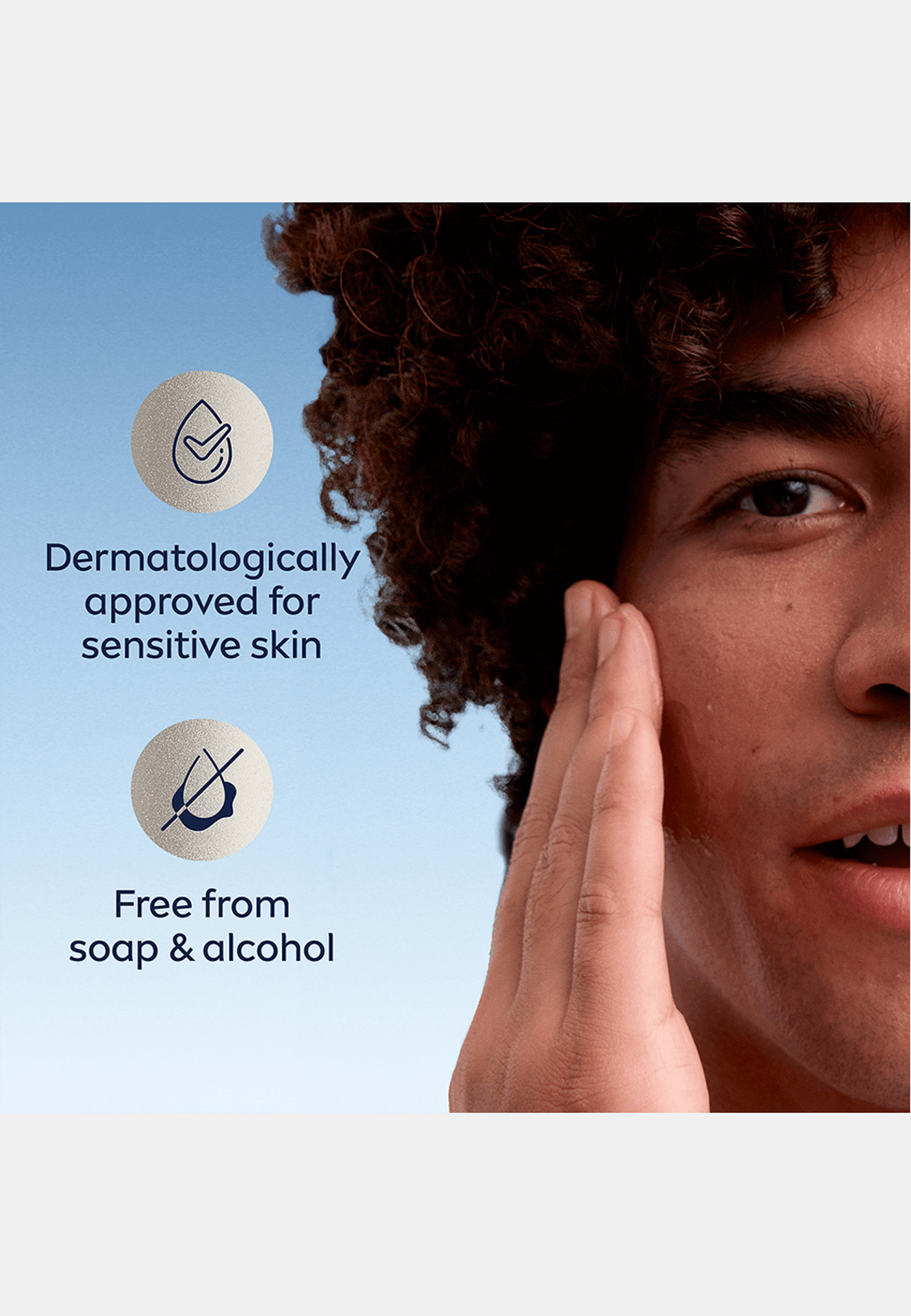 Ansiktsrengöring Sensitive Face Wash 100 ml NIVEA MEN
