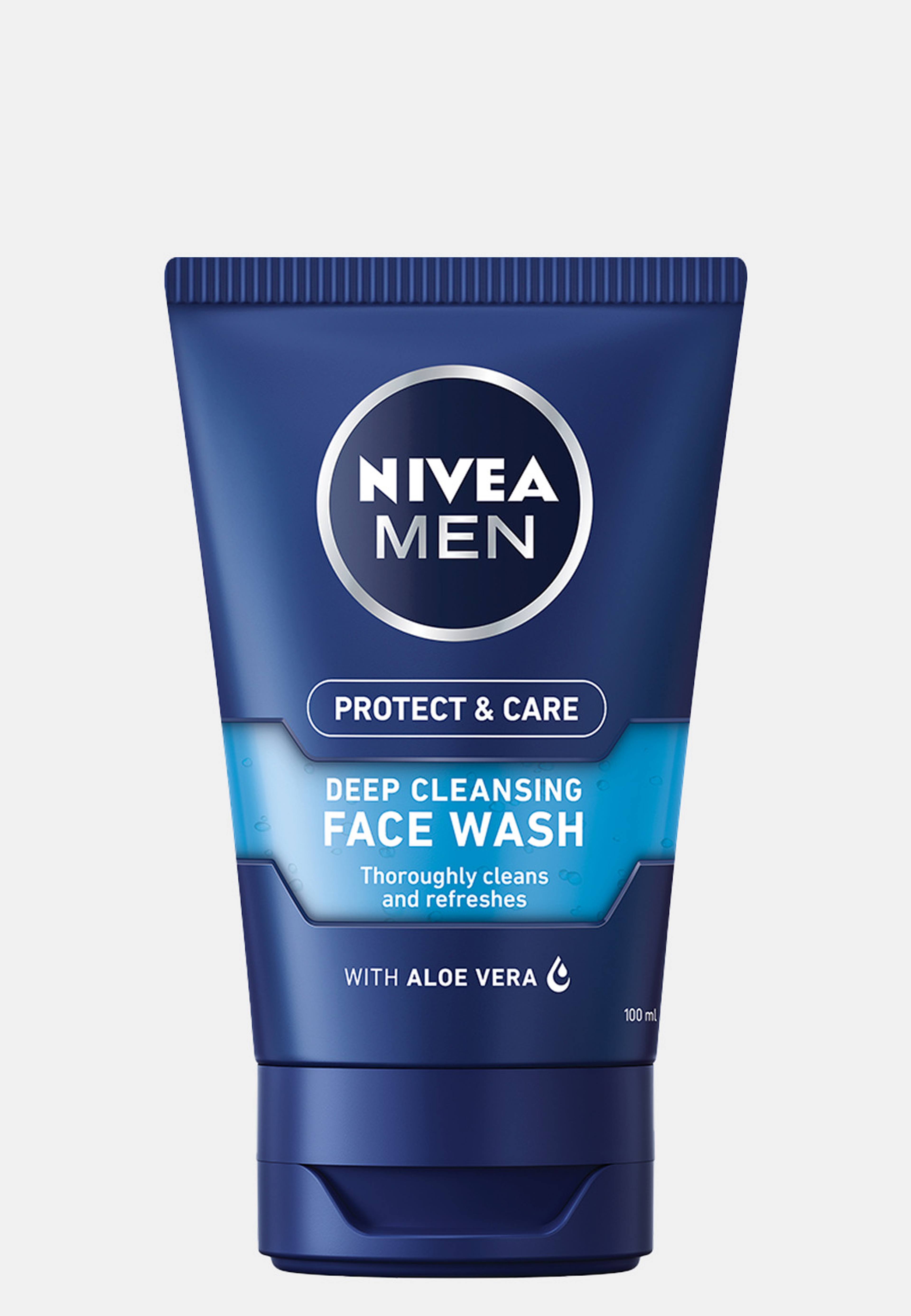 Ansiktsrengöring Protect & Care Deep Cleaning Face Wash 100 ml NIVEA MEN