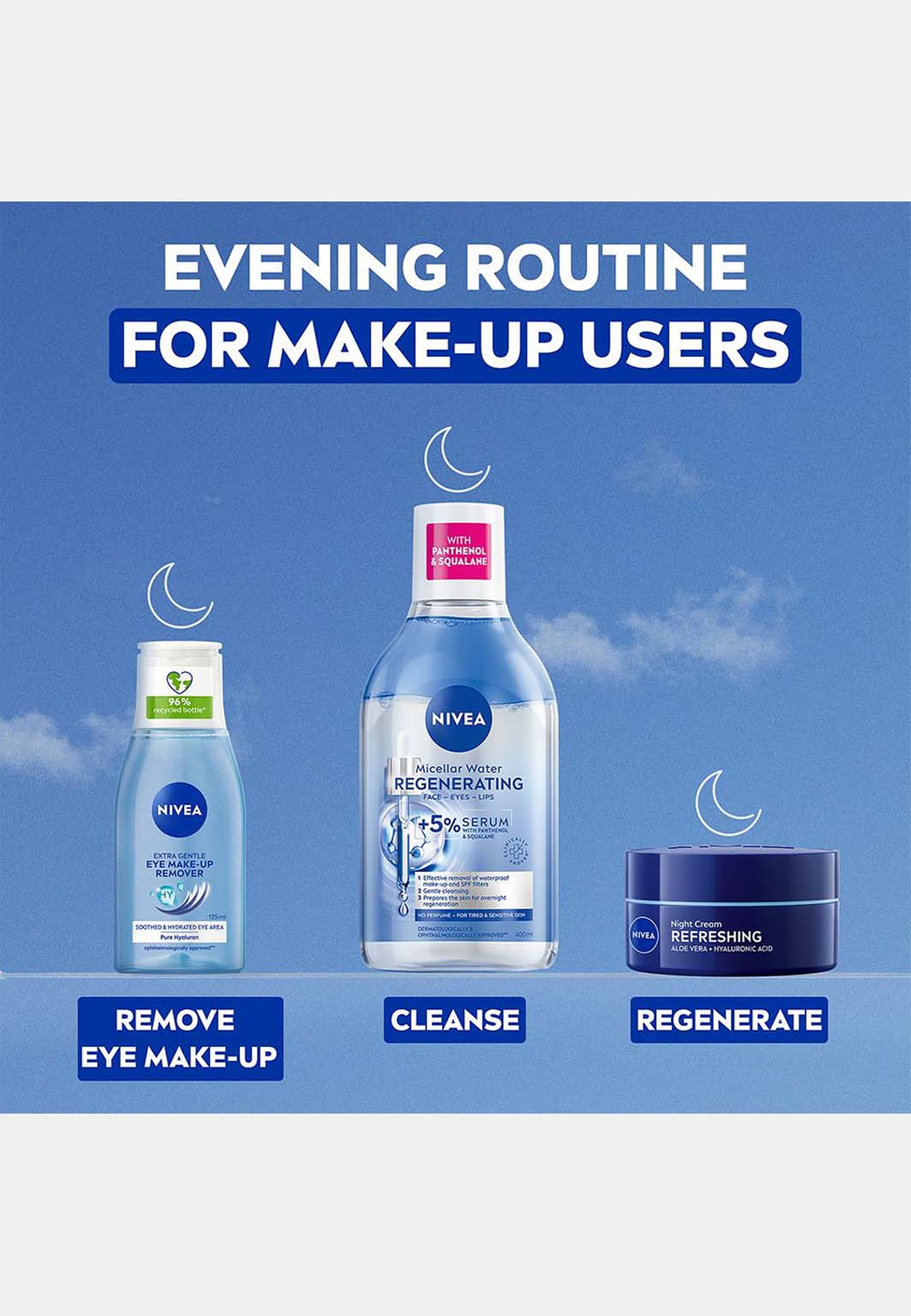 Sminkborttagning Ögon Gentle Eye Make-Up Remover 125 ml NIVEA, från NIVEA. Klicka för att öppna bilden i stort format
