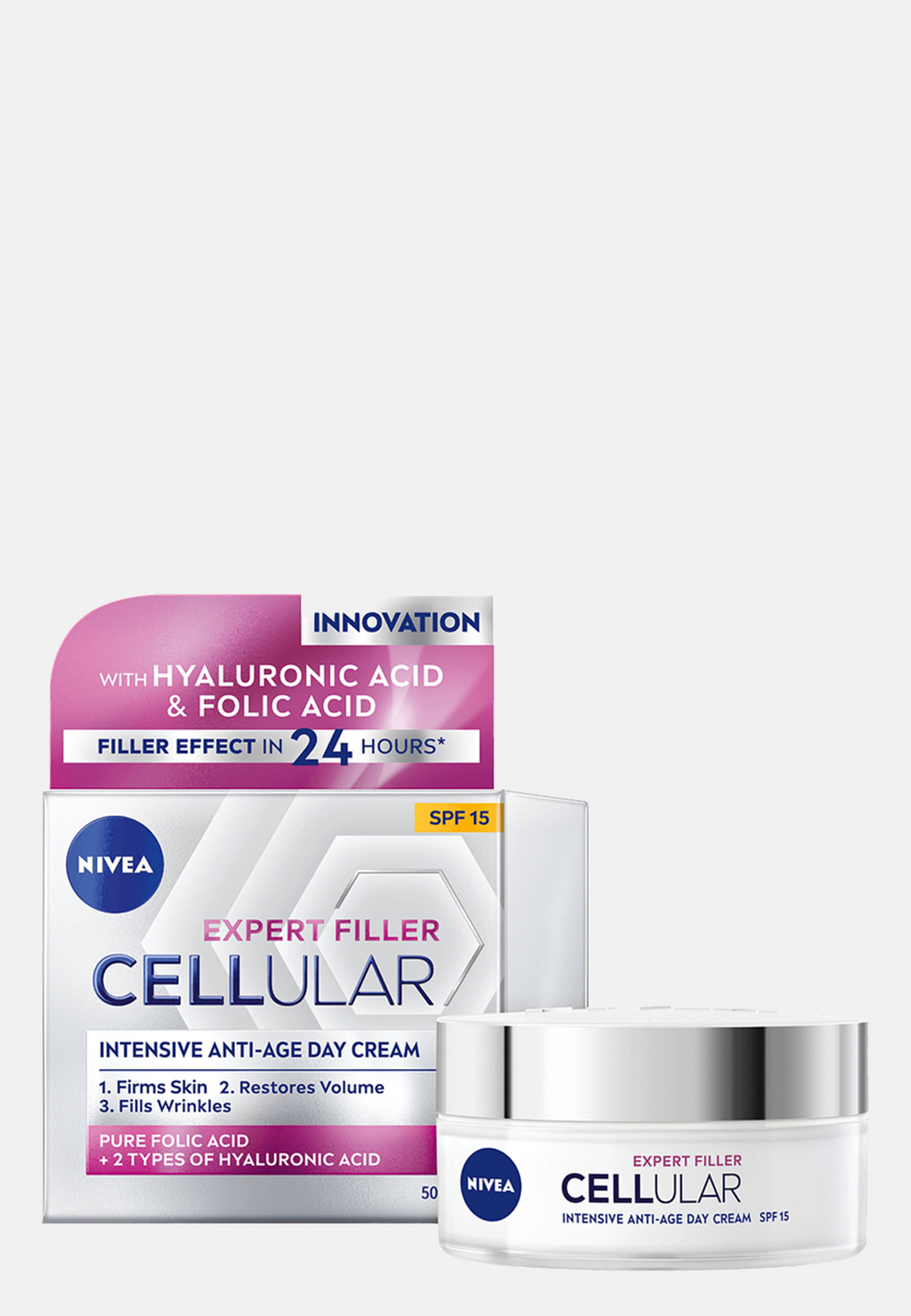 Ansiktskräm Hyaluron Cellular Filler Firming Day Creme SPF15 50 ml NIVEA