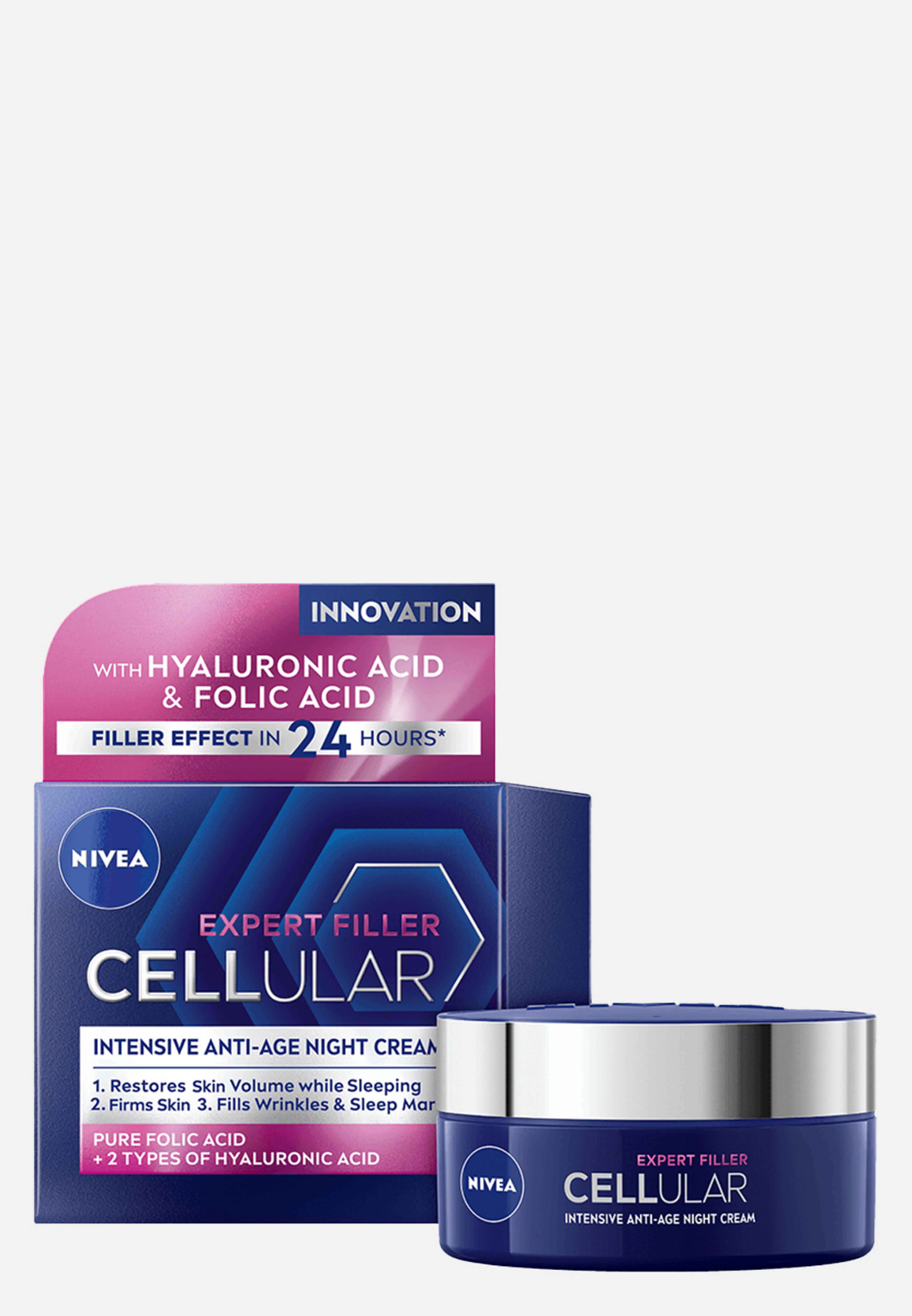 Nattkräm Hyaluron Cellular Filler Firming Night Cream 50 ml NIVEA