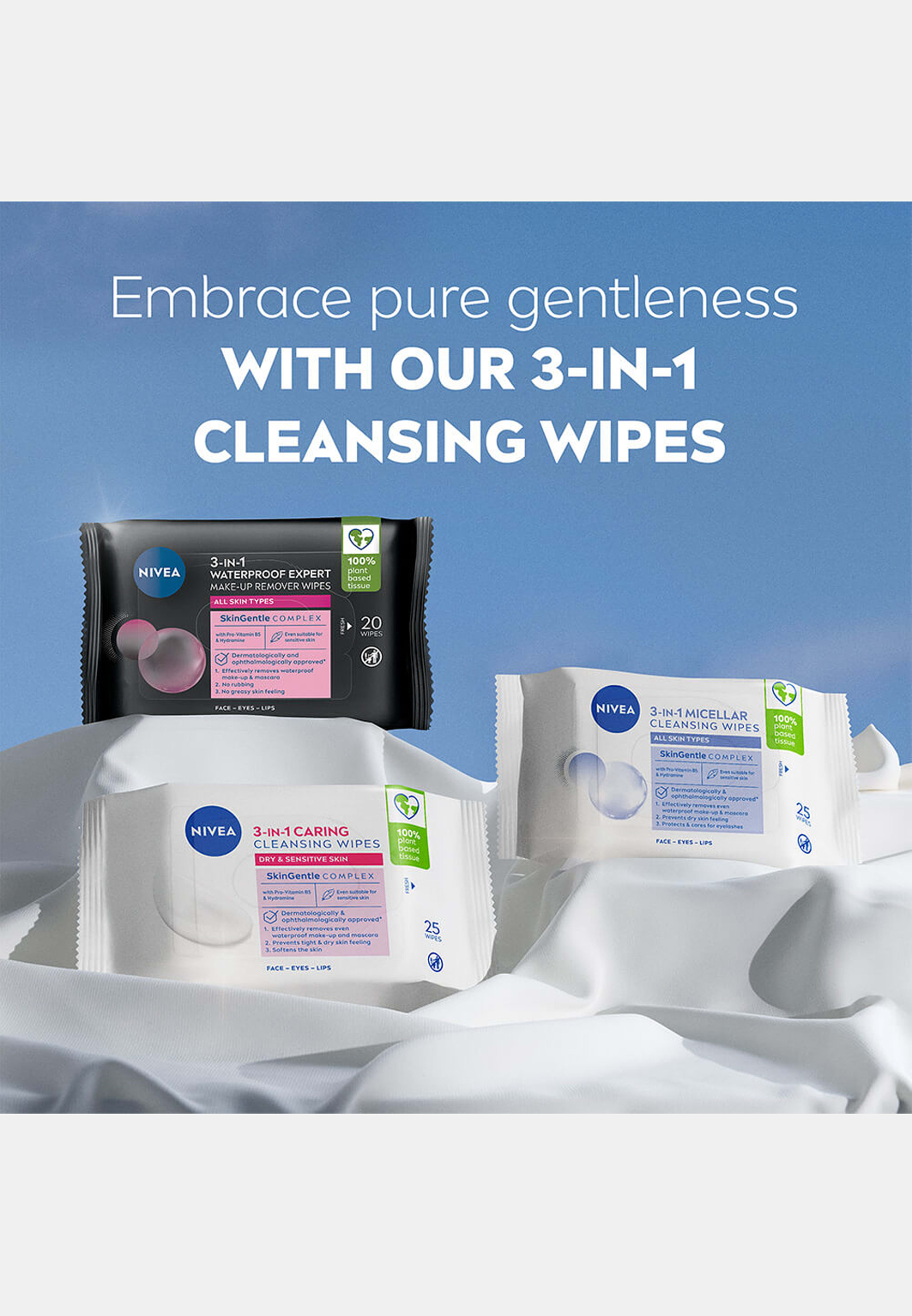 Ansiktsservetter MicellAIR Expert Wipes 20 st NIVEA
