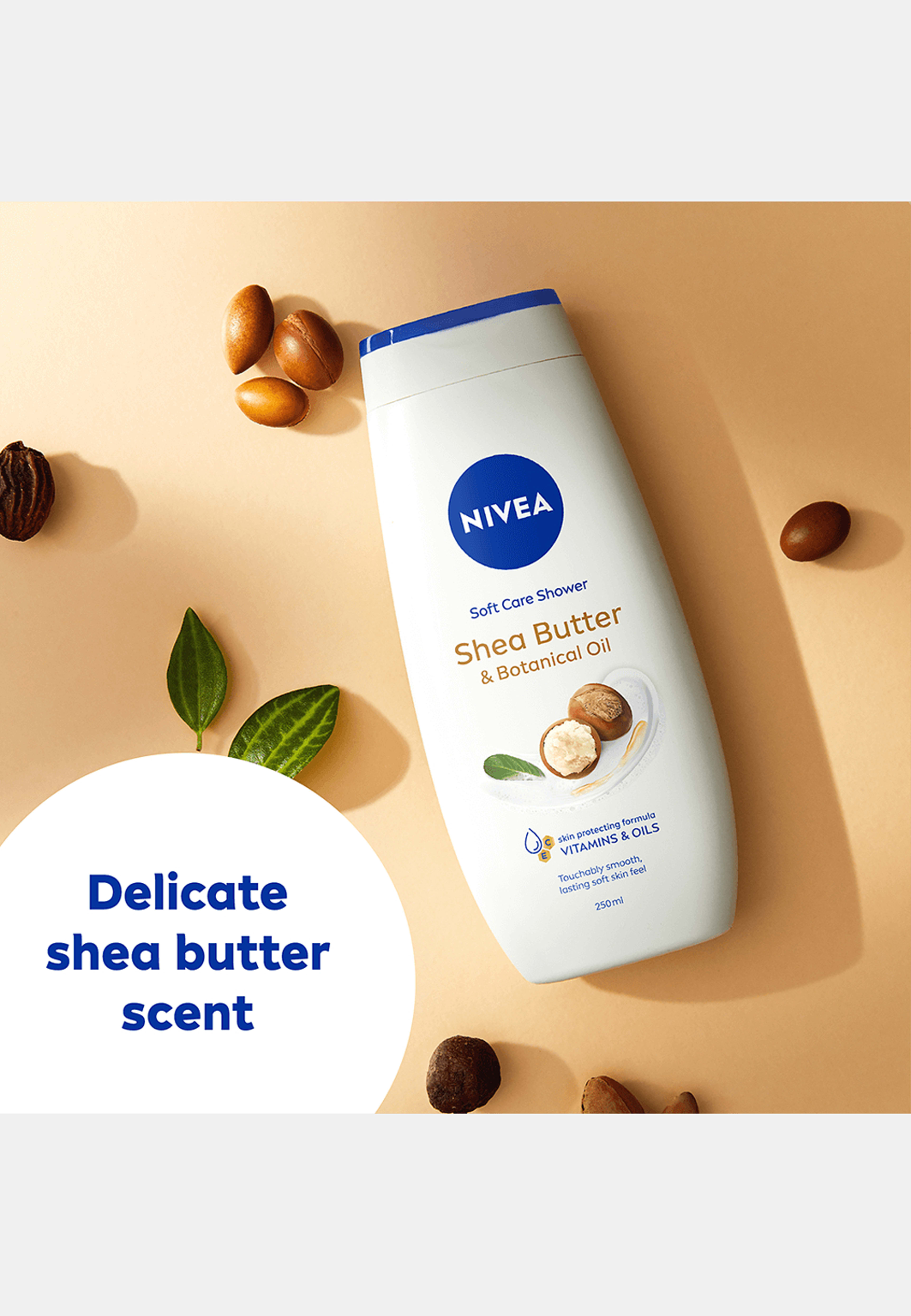 Duschkräm Shea Butter & Botanical Oil Care Shower 250 ml NIVEA