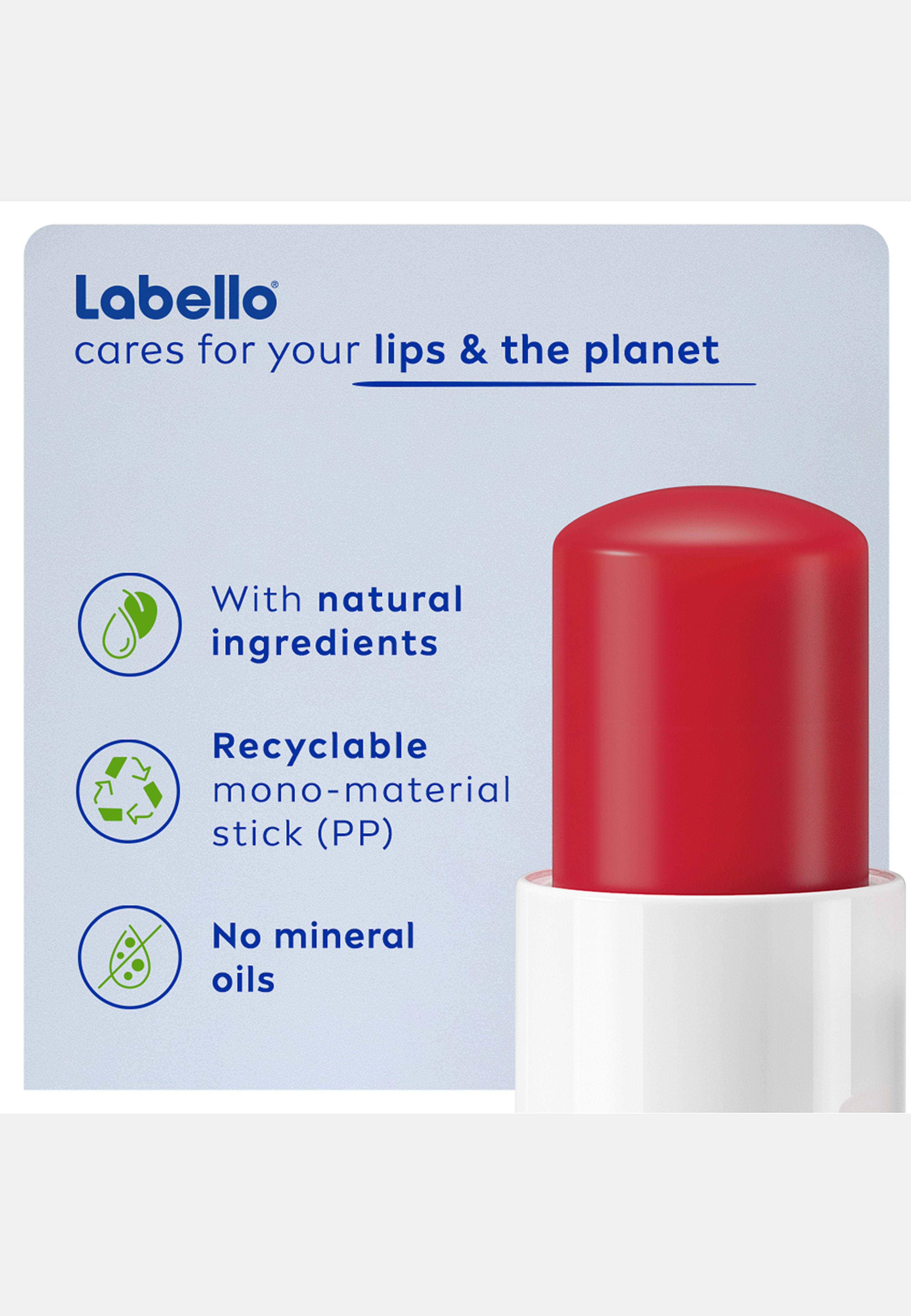 Läppbalsam Strawberry Shine Lip Balm 4,8 g Labello