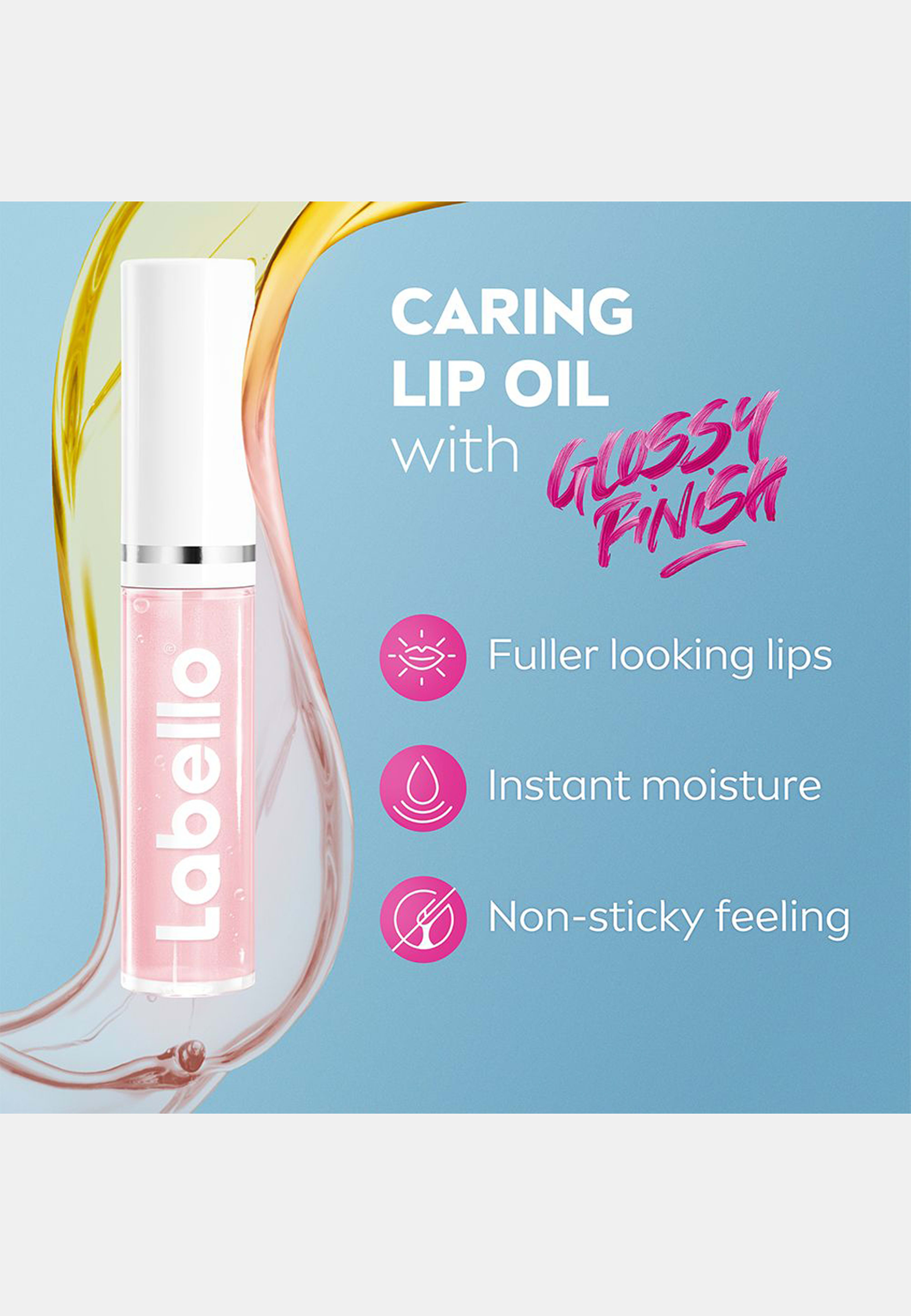 Läppolja Lip Oil Transparent 5,5 ml Labello