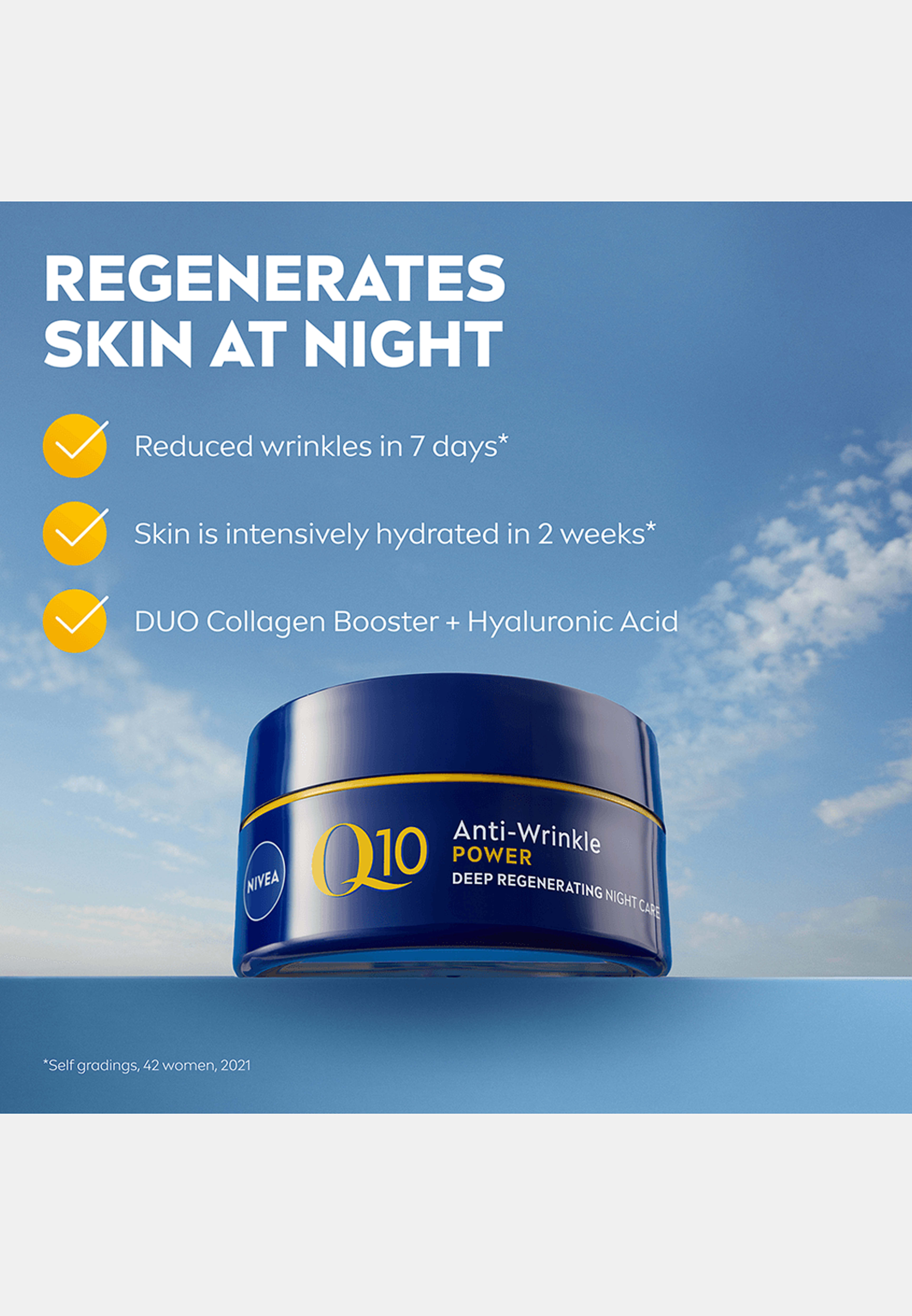 Nattkräm Q10 Power Replenishing Night Cream  NIVEA, från NIVEA. Klicka för att öppna bilden i stort format