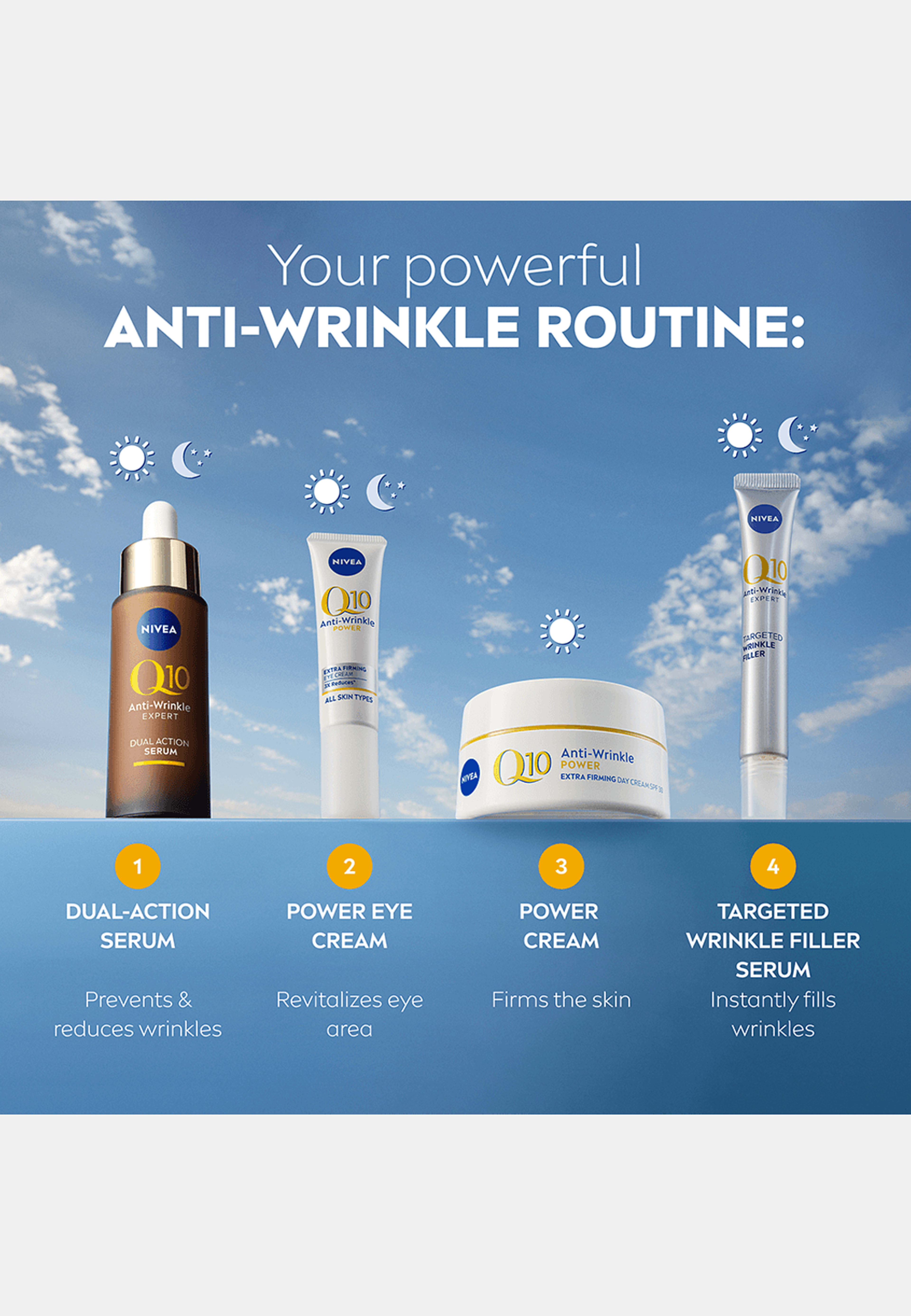 Dagkräm Q10 Power Firming Day Cream SPF30  NIVEA