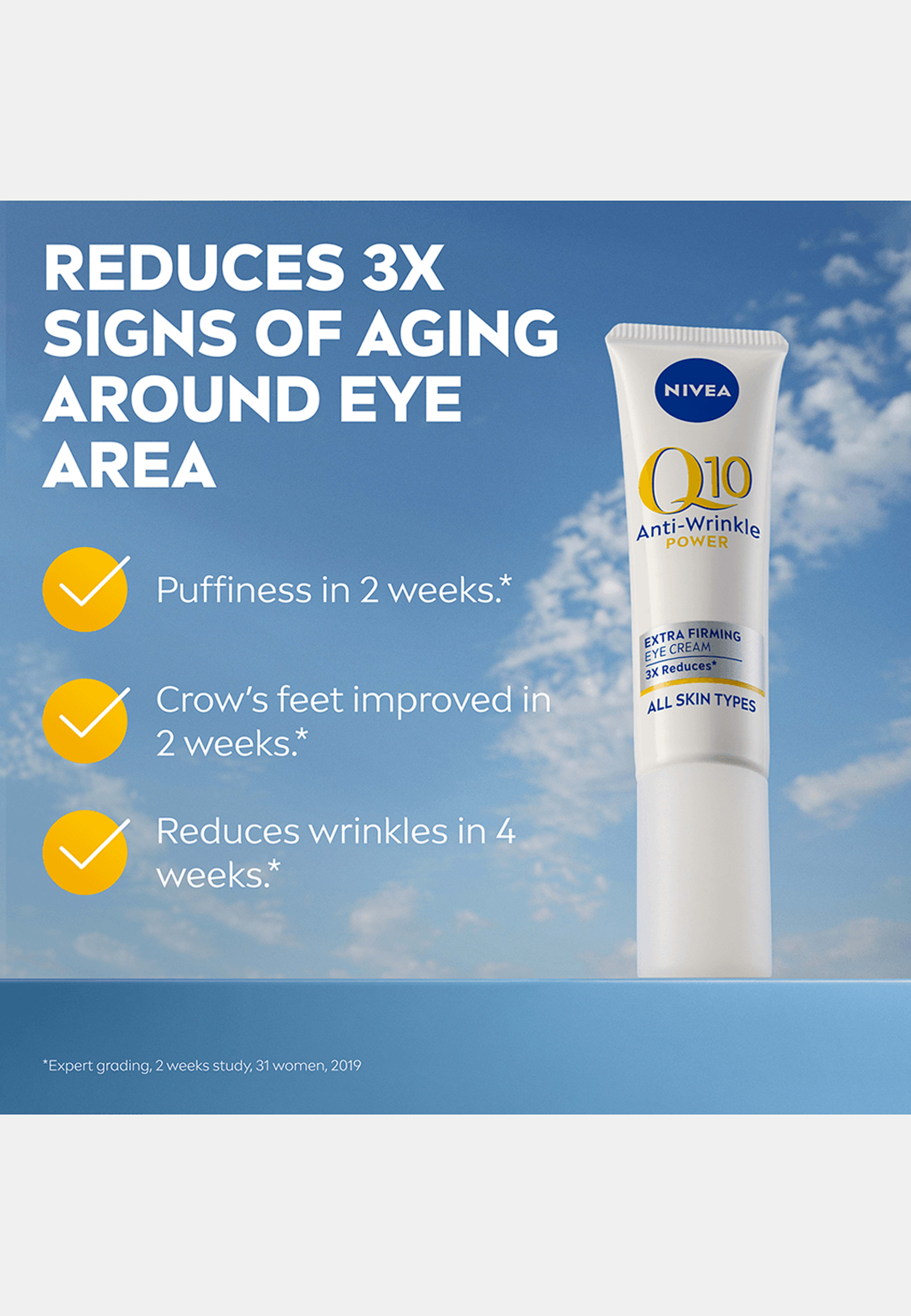 Ögonkräm Q10 Power Firming Eye Cream NIVEA