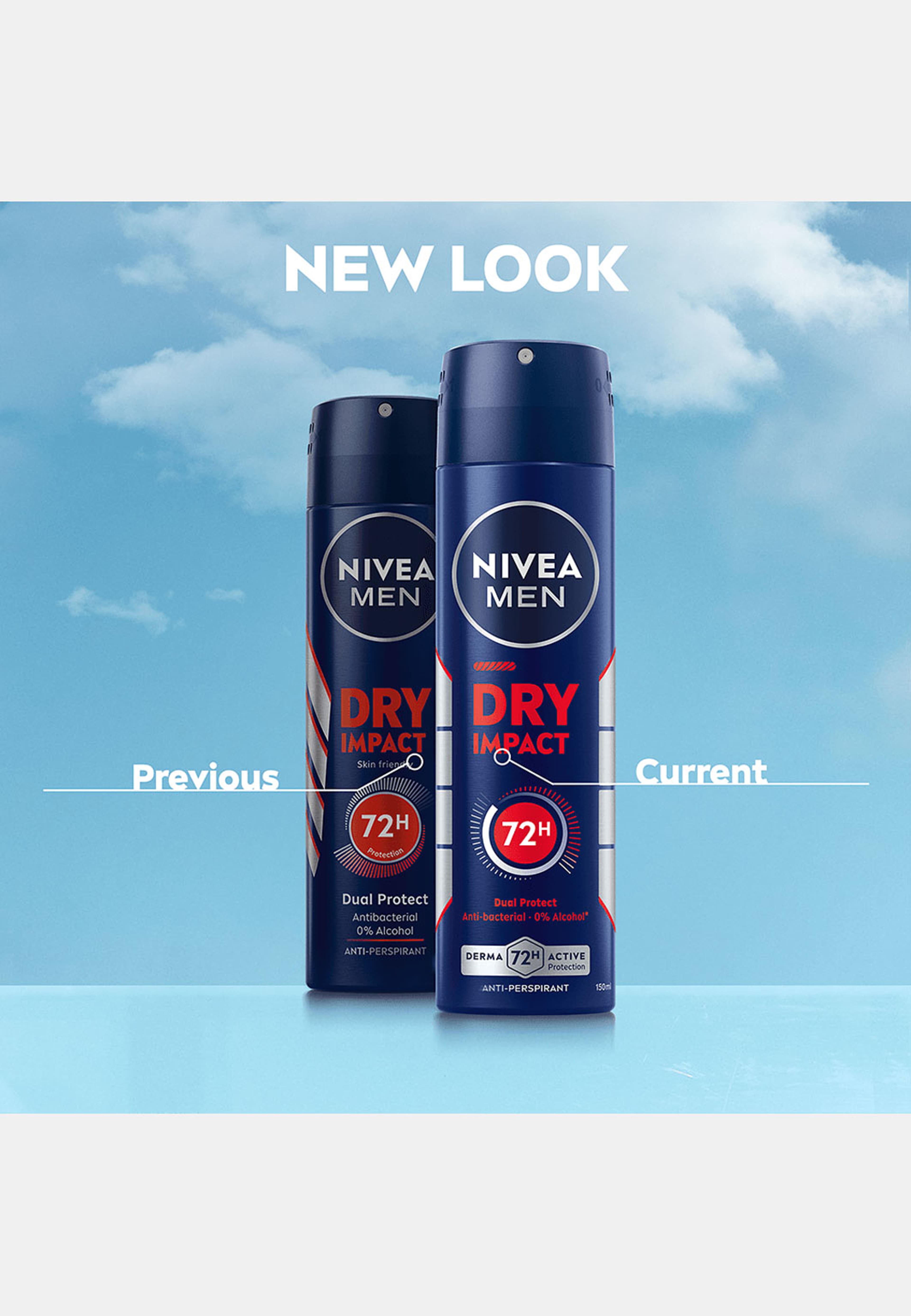 Antiperspirant Deo Spray Dry Impact 150 ml NIVEA MEN