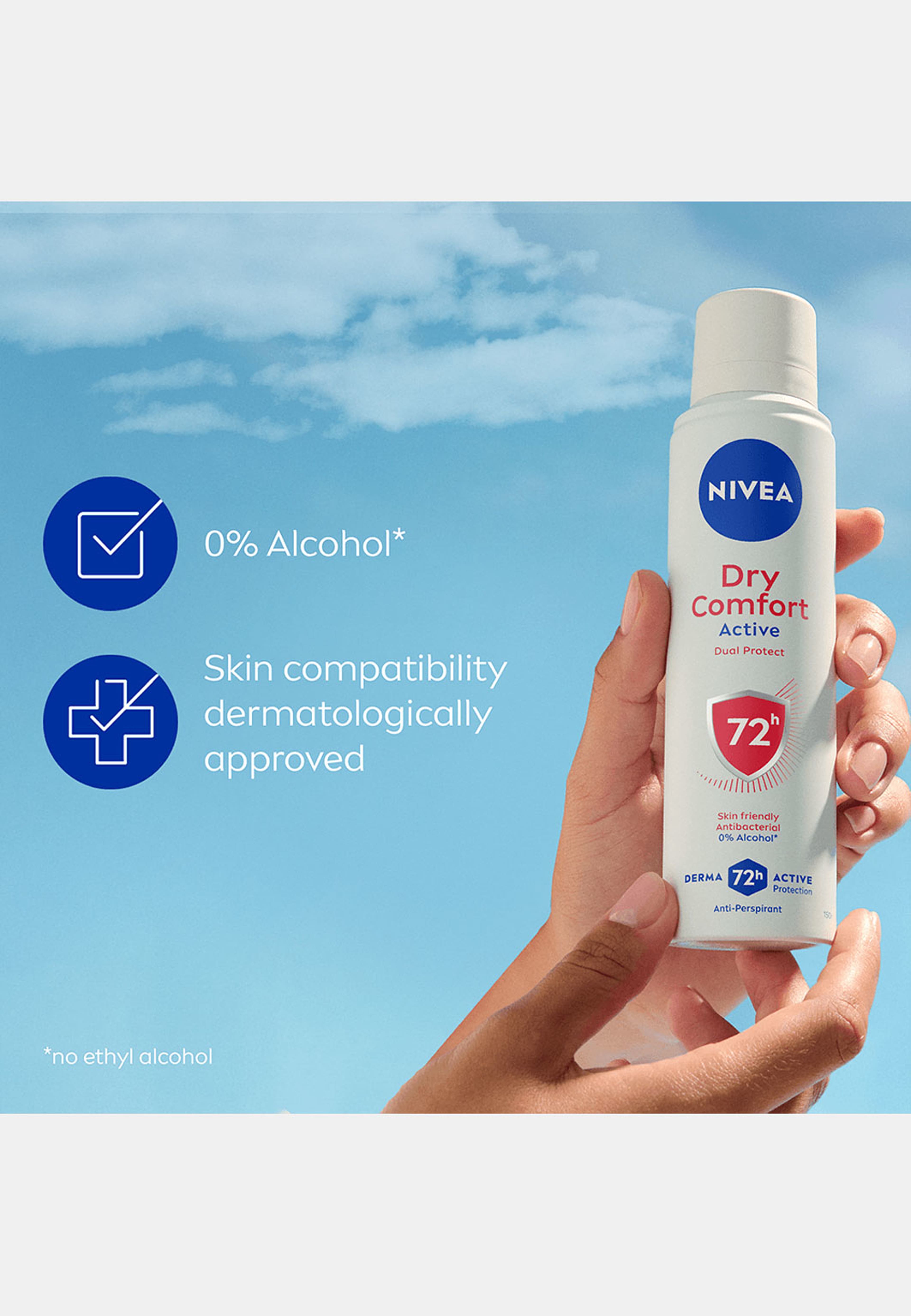 Antiperspirant Deo Spray Dry Comfort 150 ml NIVEA