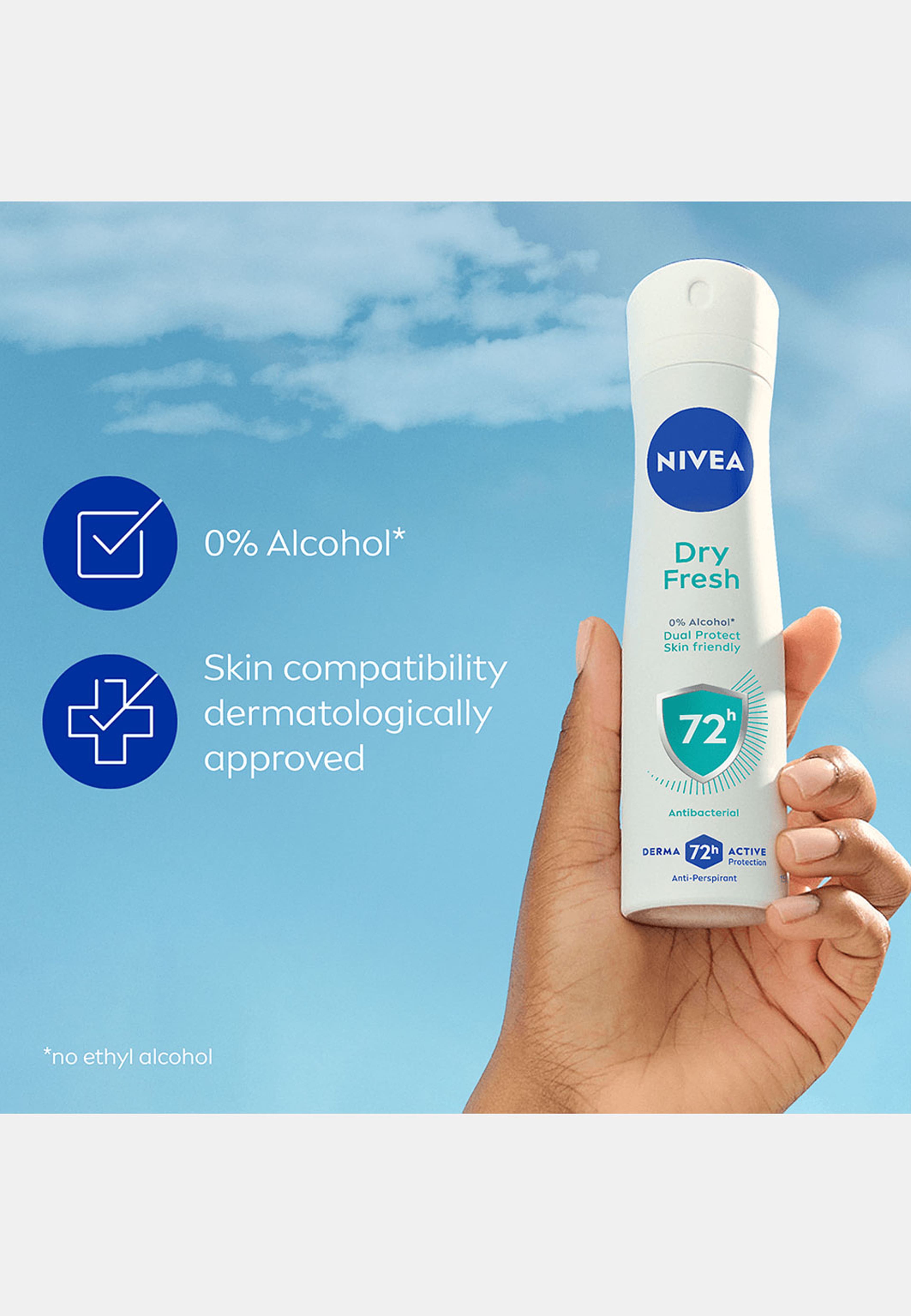 Antiperspirant Deo Spray Dry Fresh 150 ml NIVEA