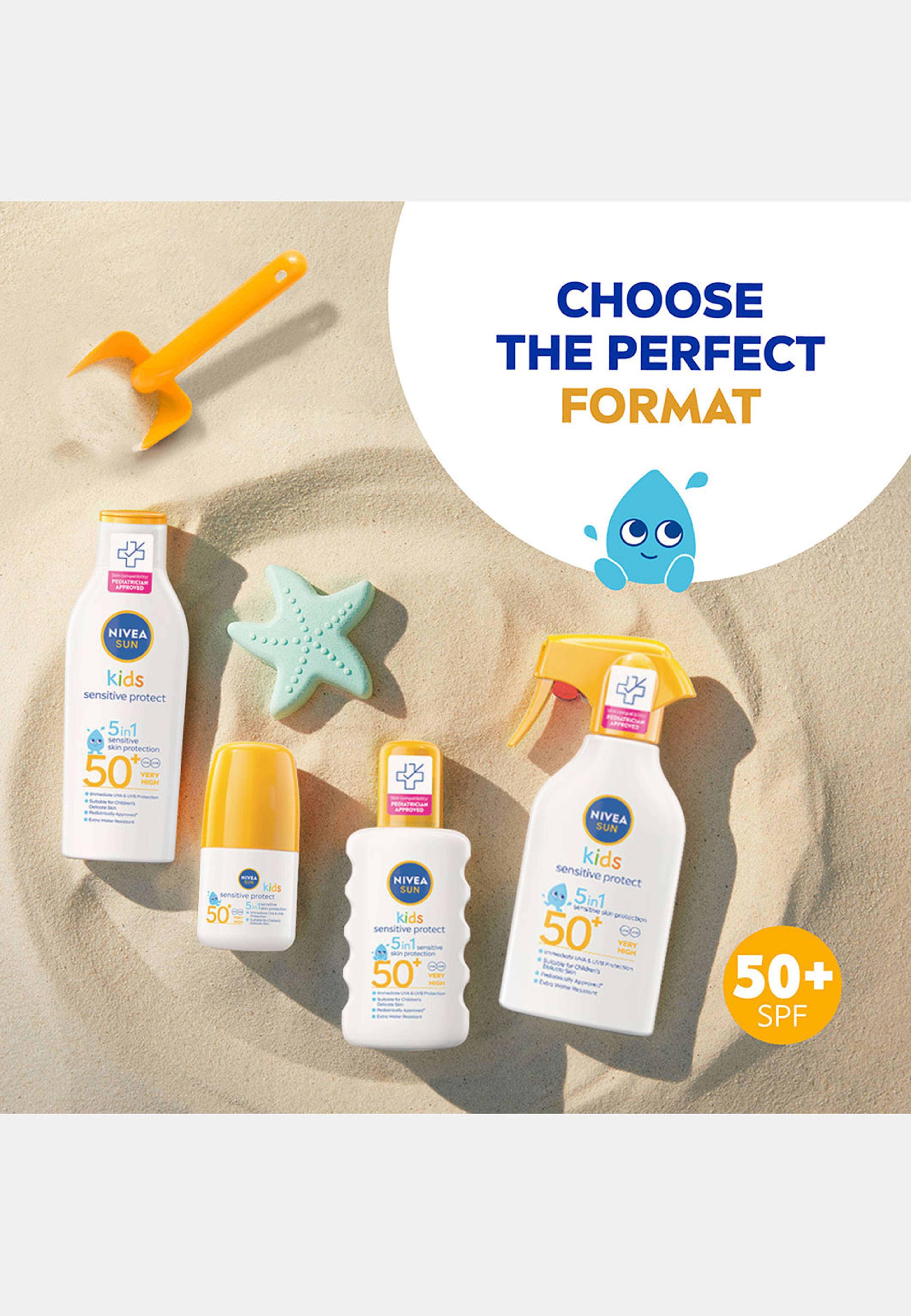 Solkräm barn Kids Sensitive Protect & Play Sun Lotion SPF50+