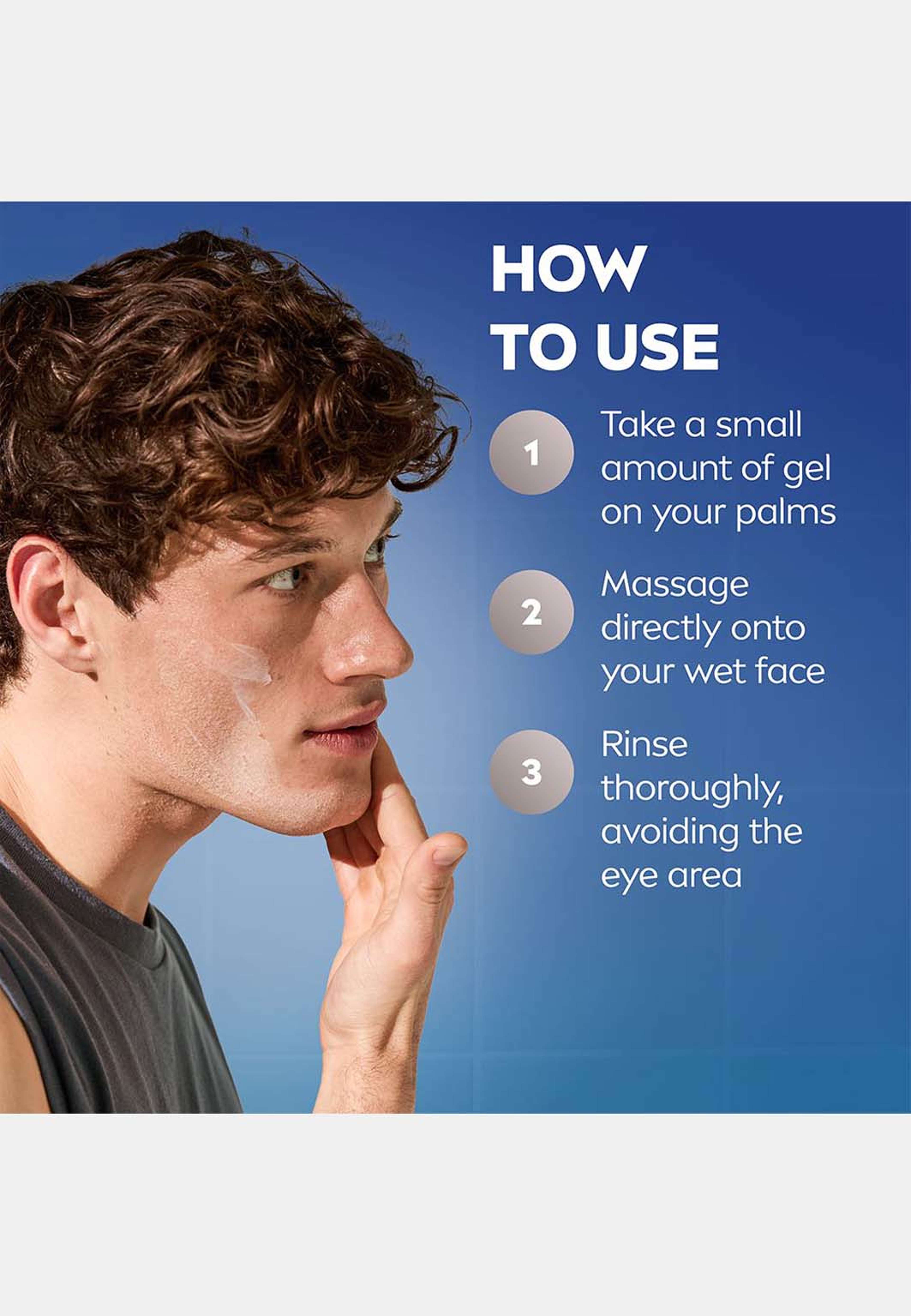 Ansiktsrengöring Protect & Care Deep Cleaning Face Wash 100 ml NIVEA MEN, från NIVEA. Klicka för att öppna bilden i stort format