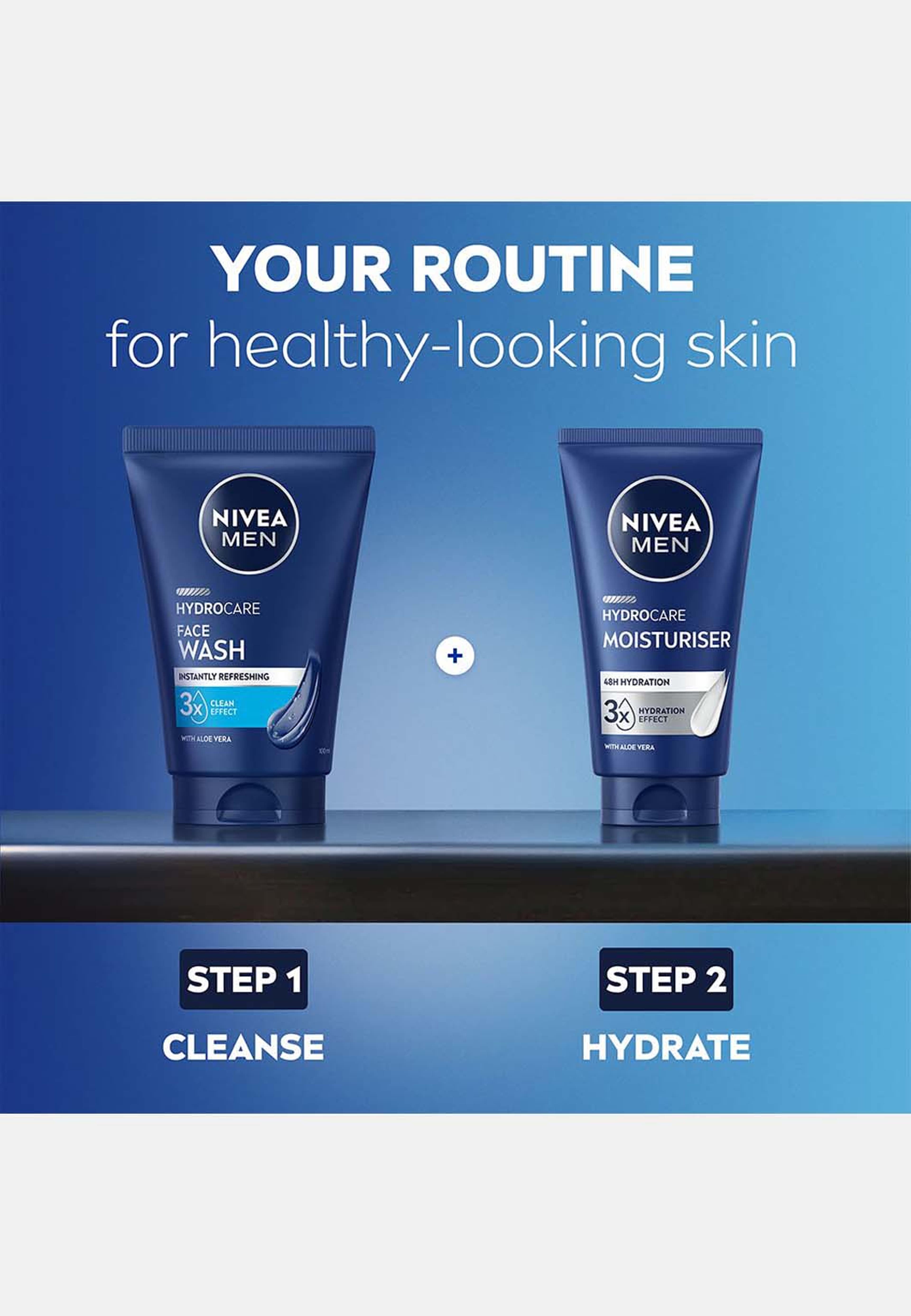 Ansiktsrengöring Protect & Care Deep Cleaning Face Wash 100 ml NIVEA MEN, från NIVEA. Klicka för att öppna bilden i stort format